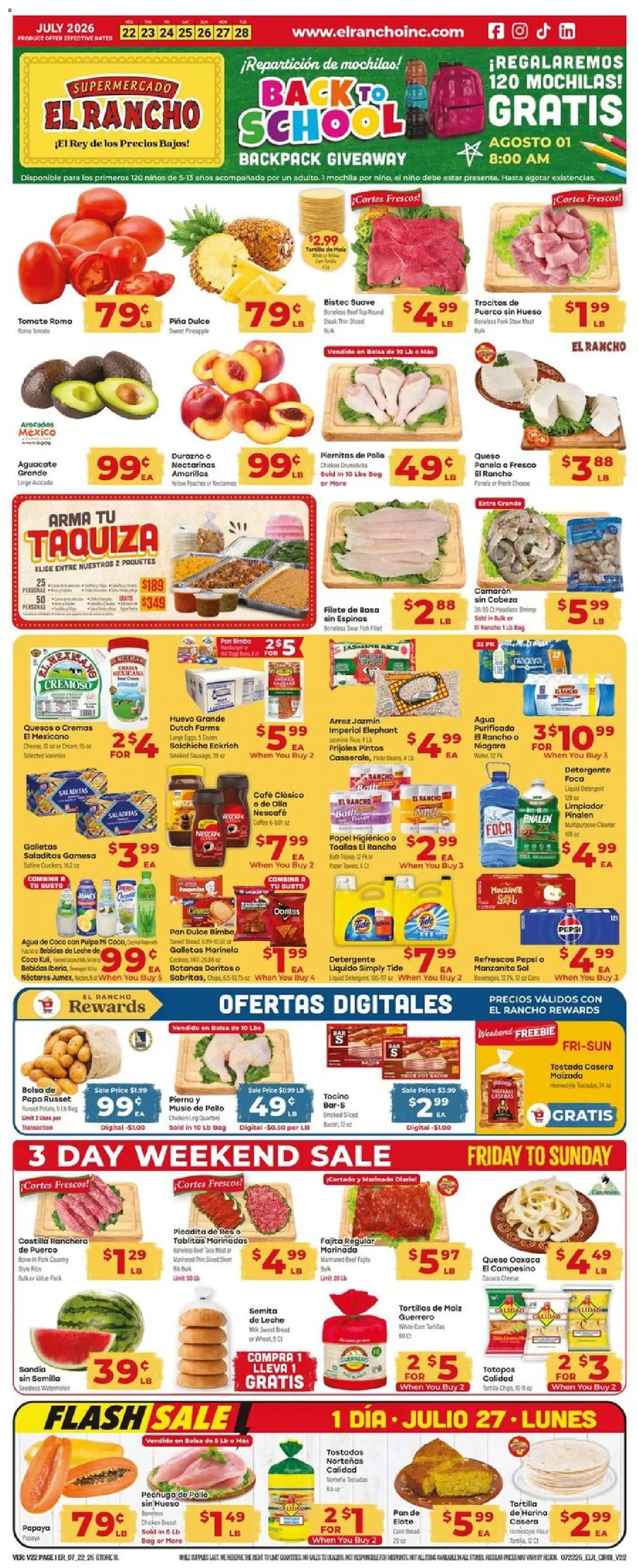 El Rancho Weekly Ad