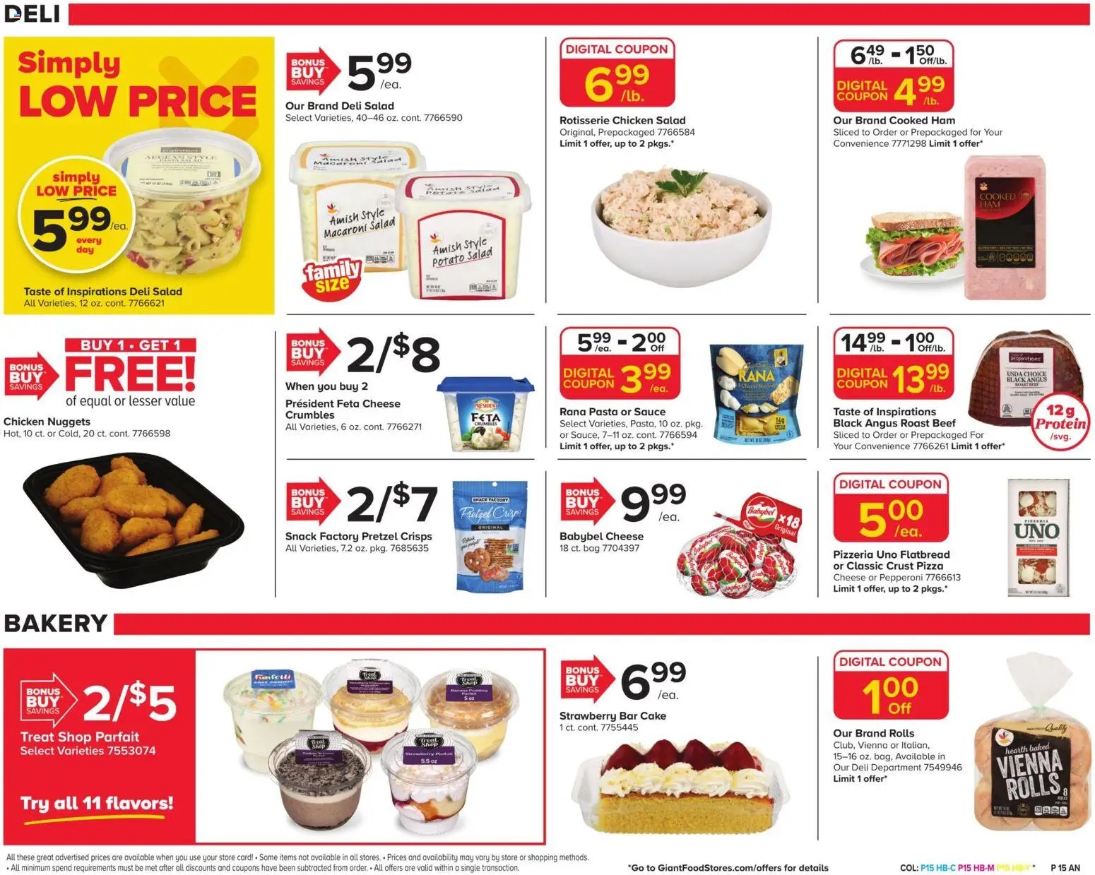 Giant Weekly Ad
