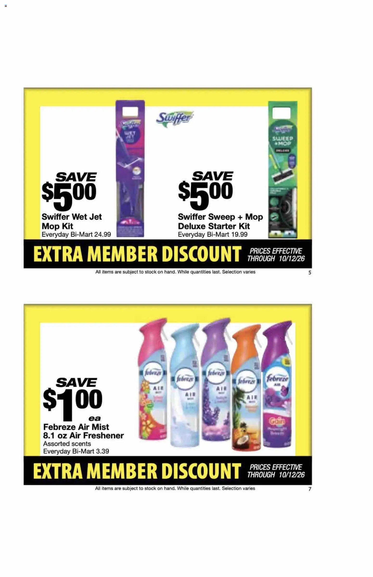 Bi-Mart Extra Member Discount Book