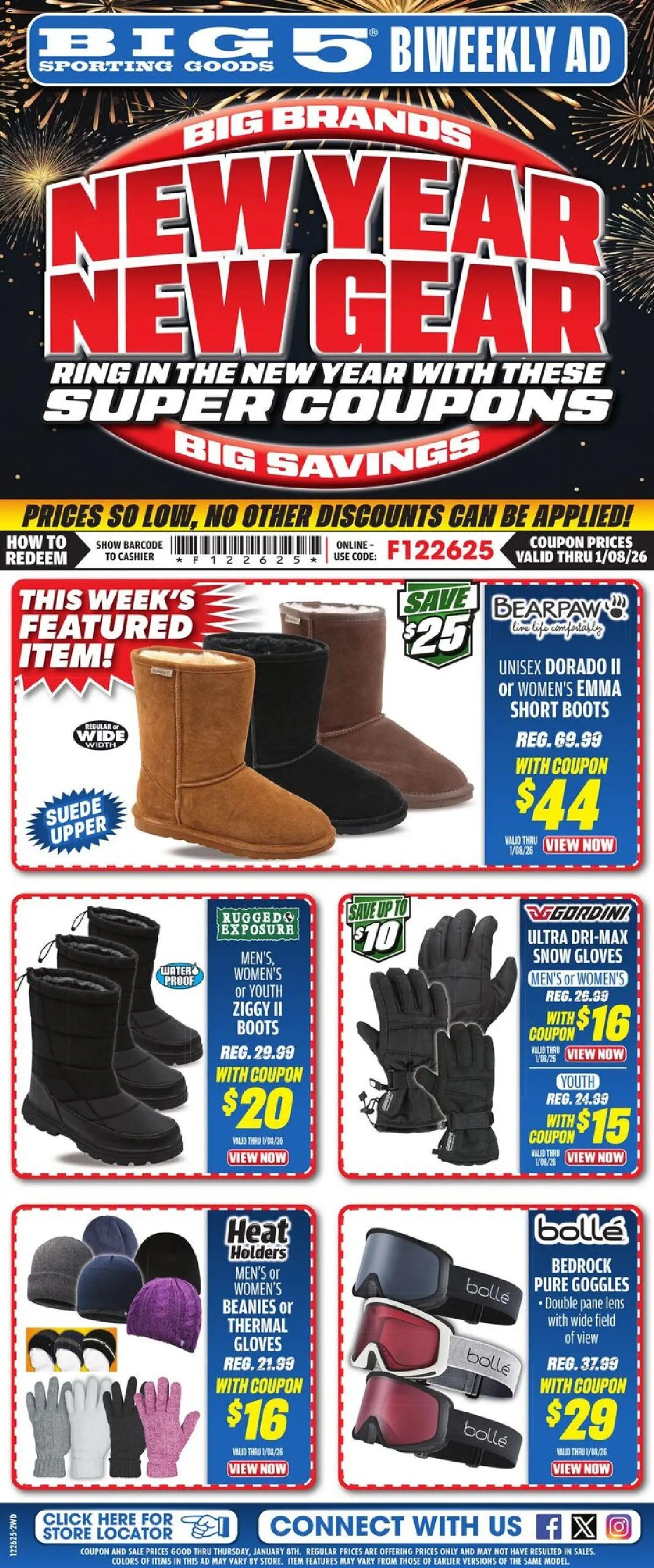 Big 5 Sporting Goods Weekly Ad