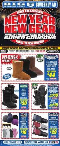 Big 5 Sporting Goods Weekly Ad