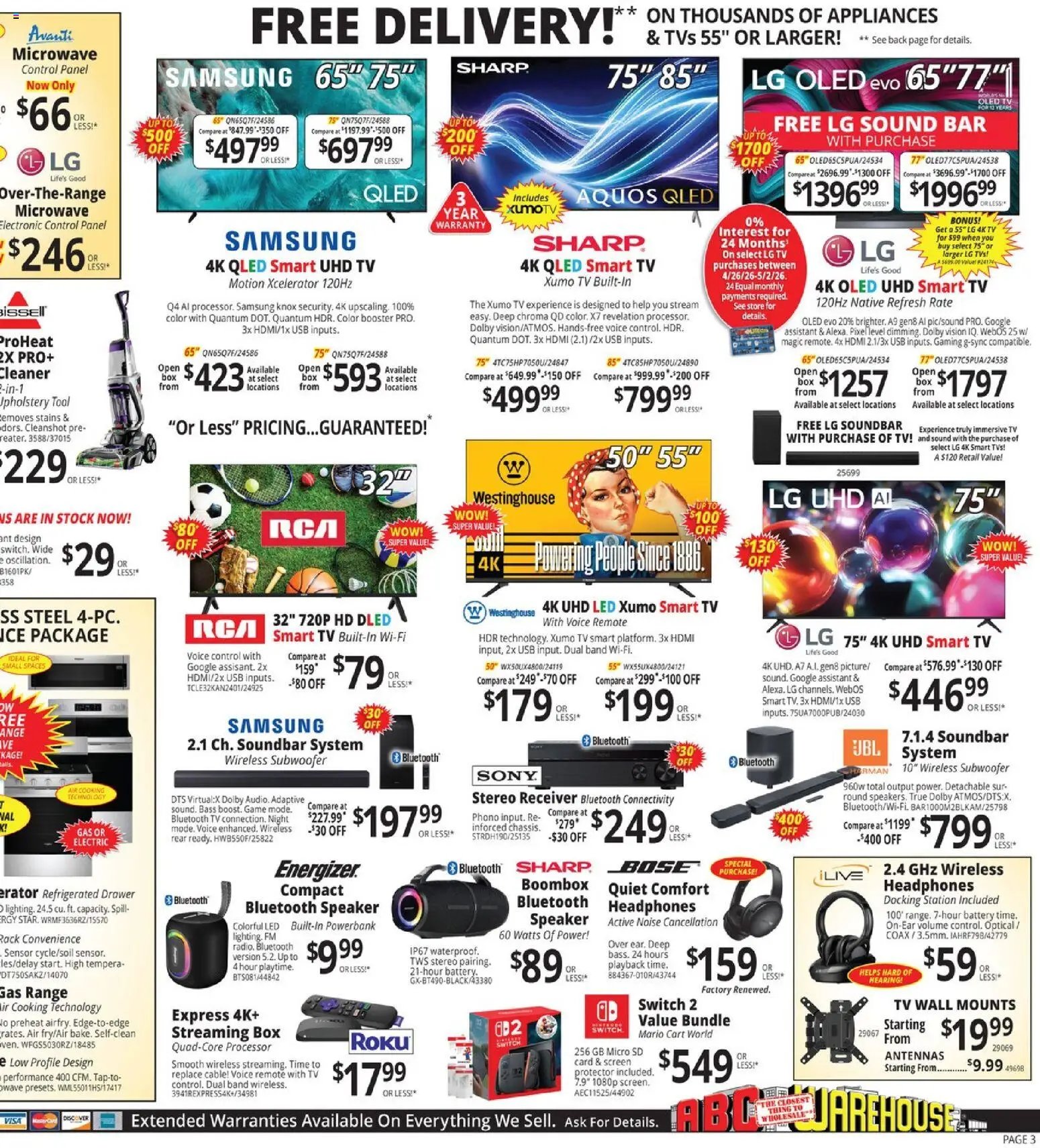 ABC Warehouse Weekly Ad