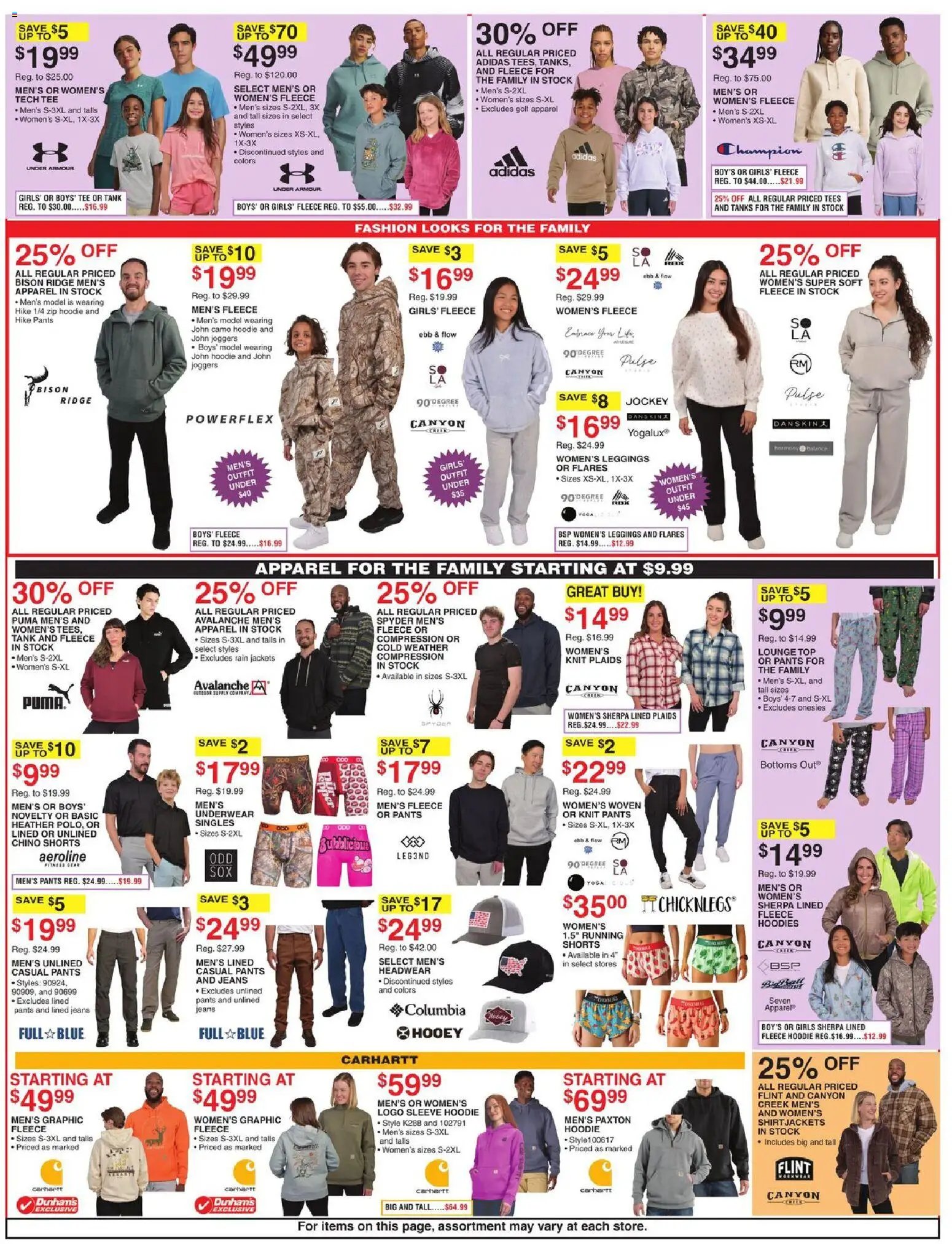 Dunham's Sports Weekly Ad