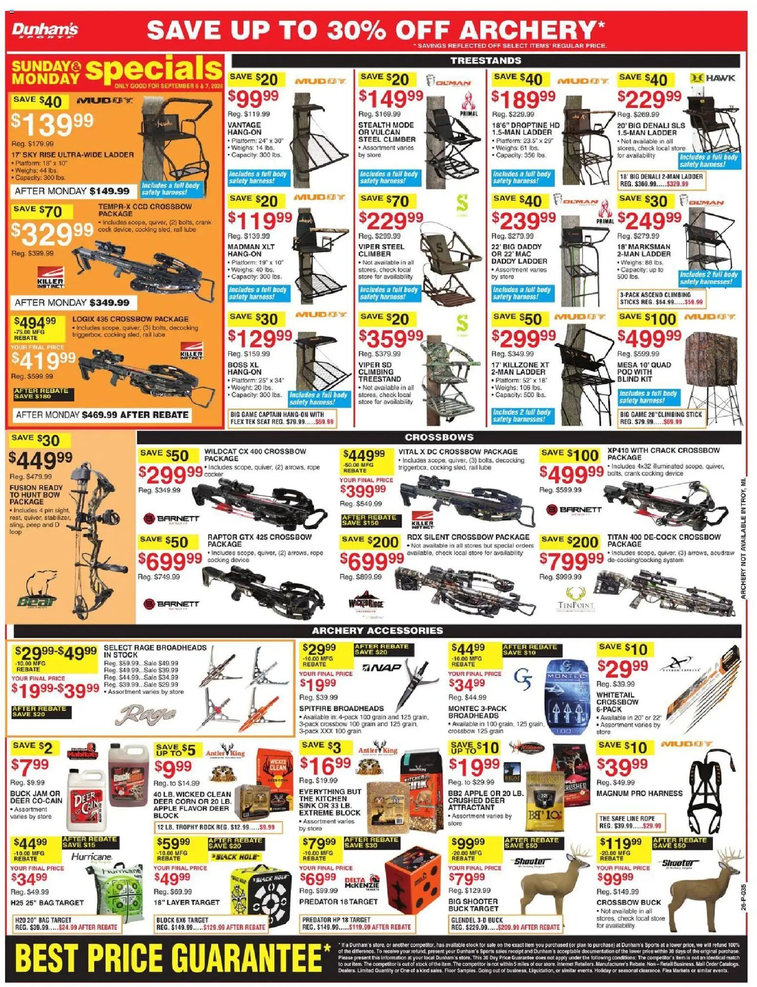 Dunham's Sports Weekly Ad