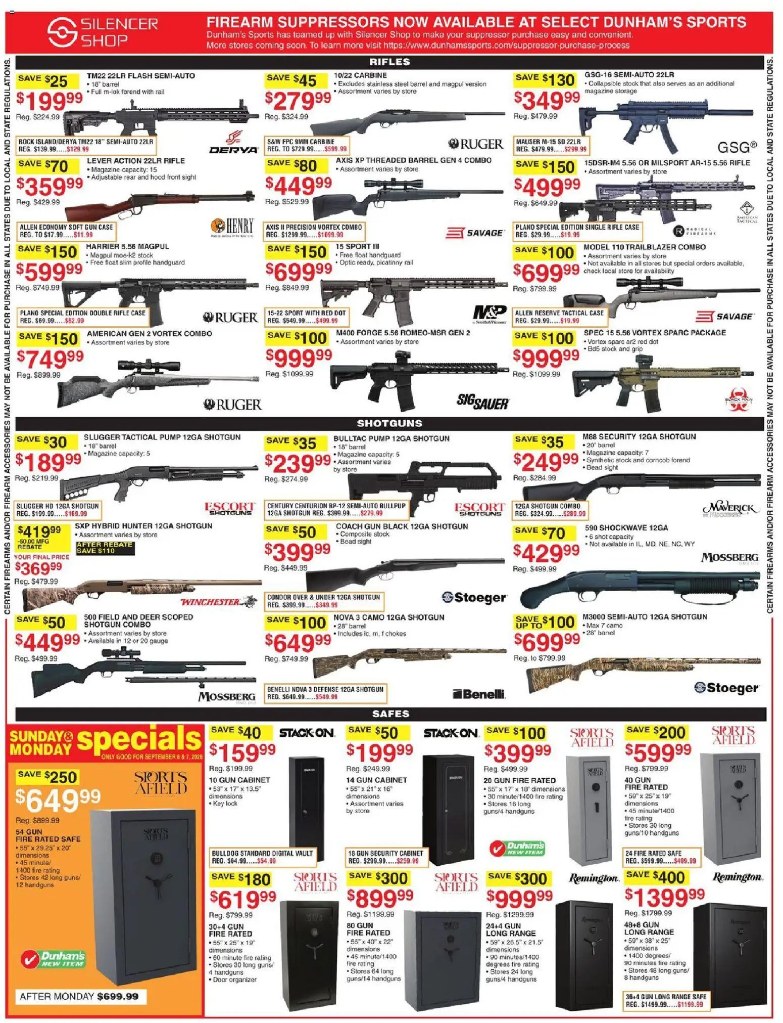 Dunham's Sports Weekly Ad