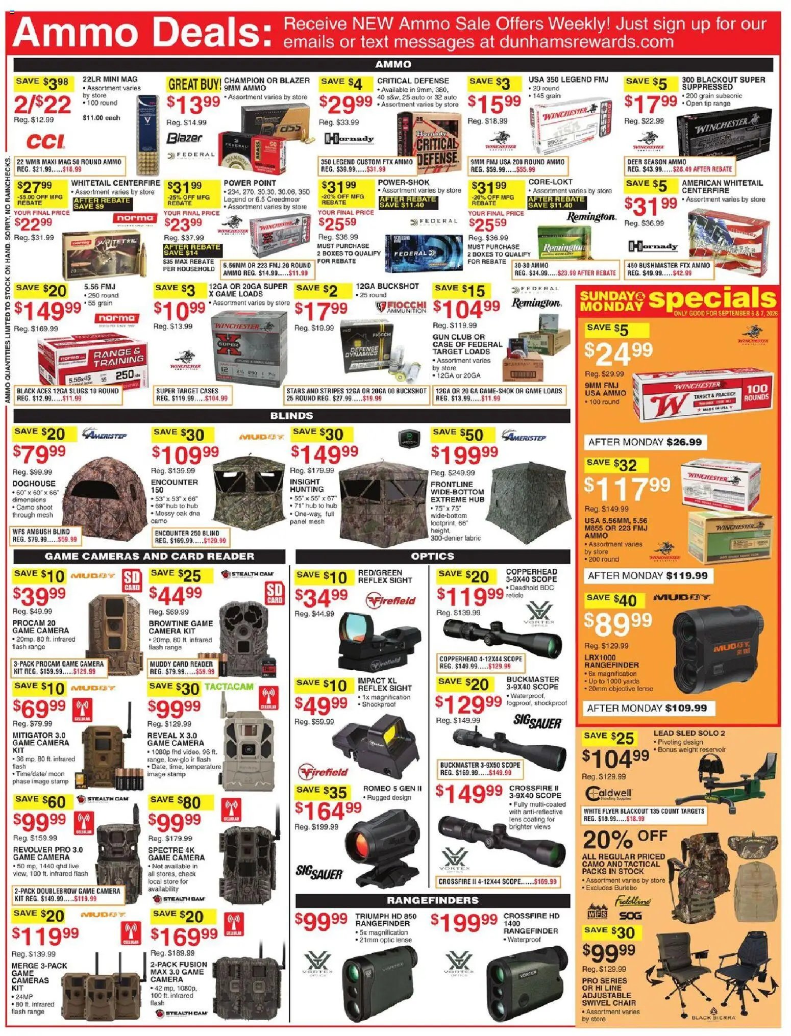 Dunham's Sports Weekly Ad