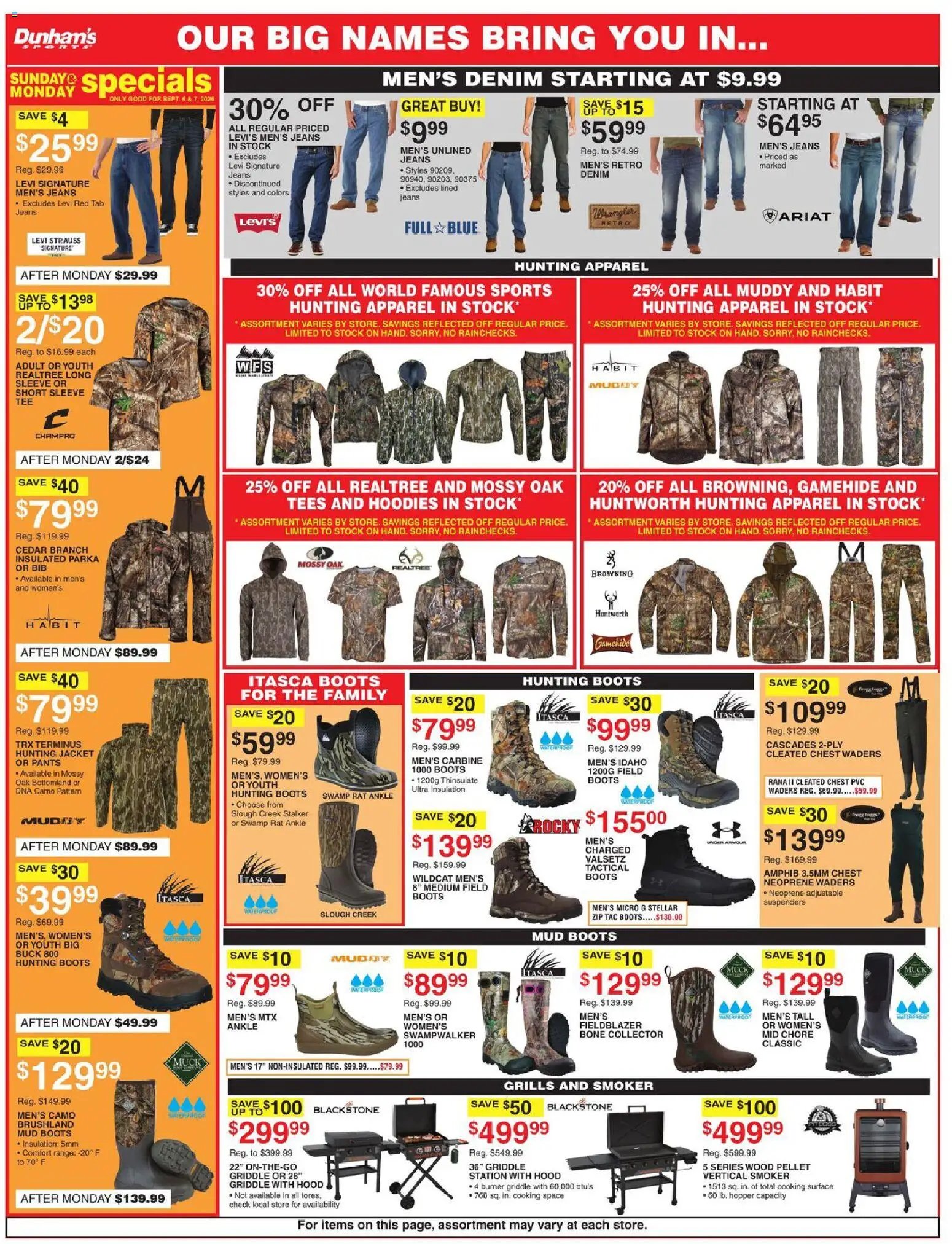 Dunham's Sports Weekly Ad