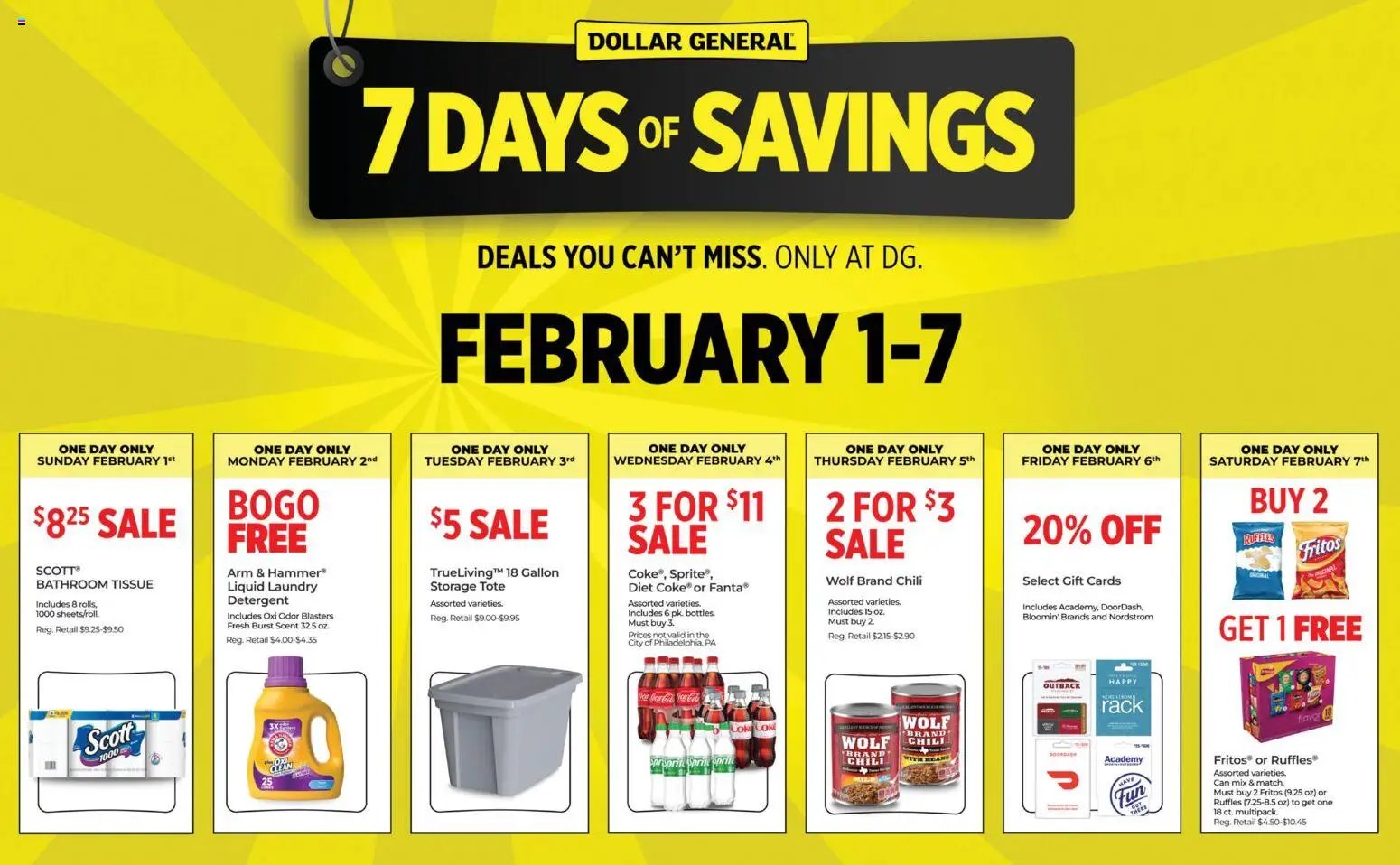 Dollar General Weekly Ad - TX (2026-02-01 - 2026-02-07)