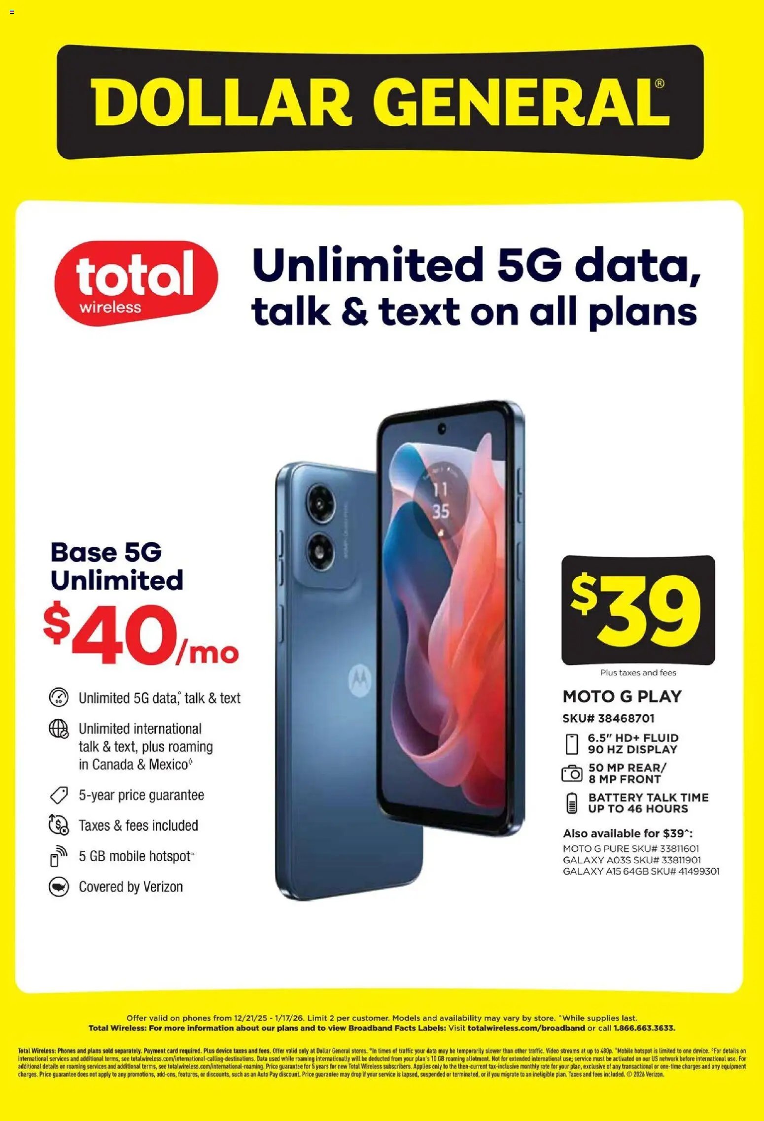 Dollar General Wireless Deals