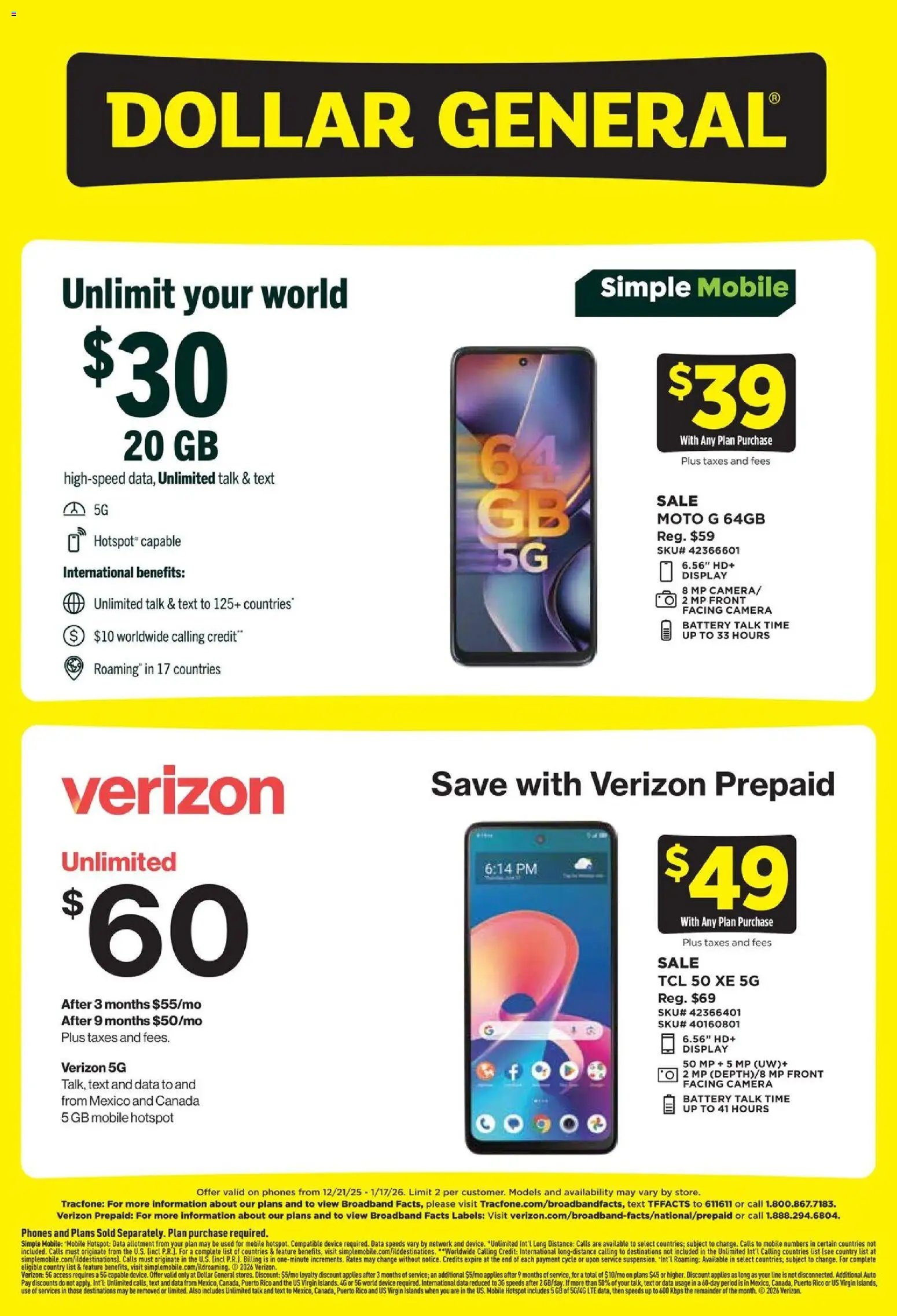 Dollar General Wireless Deals