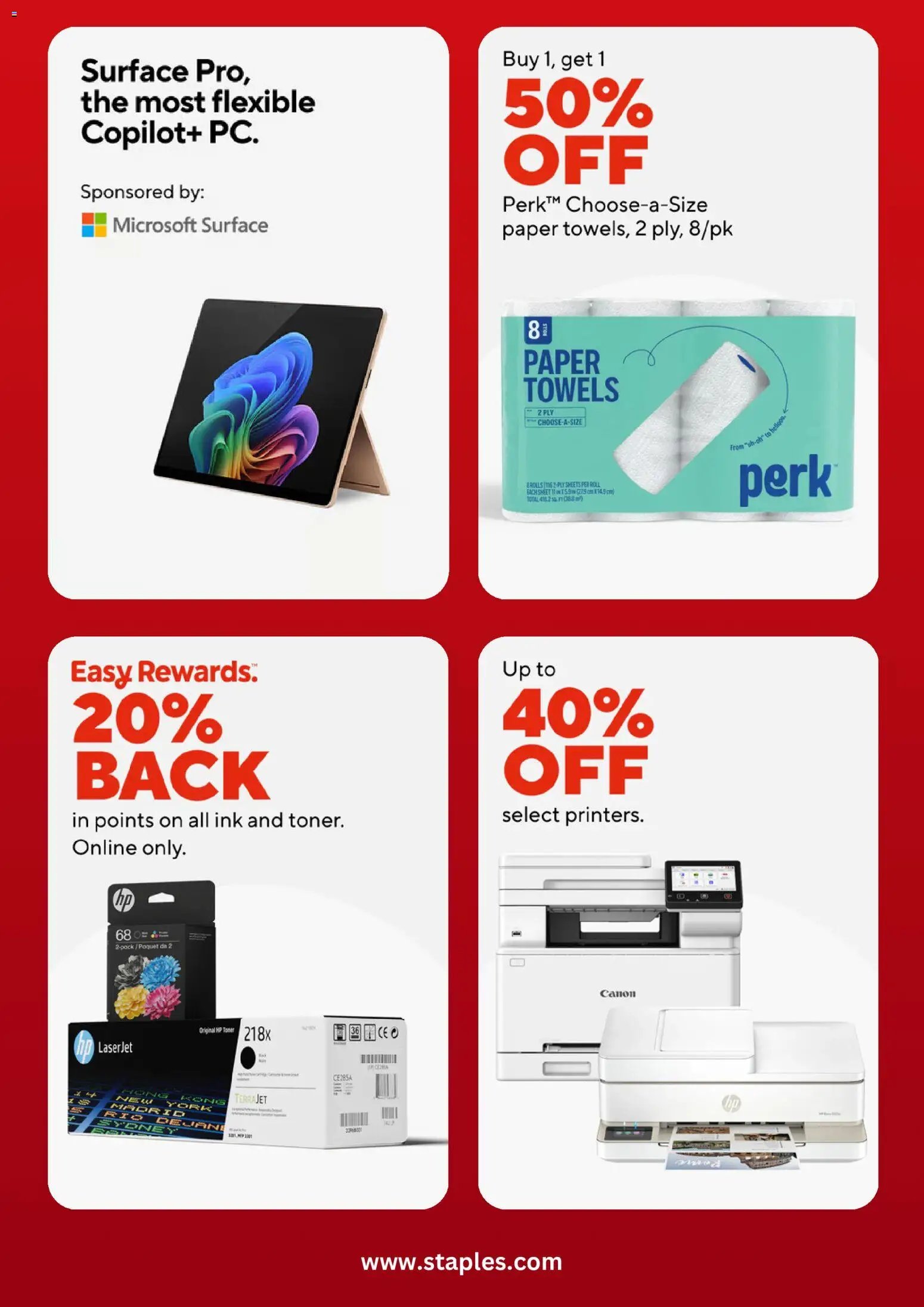 Staples Weekly Ad