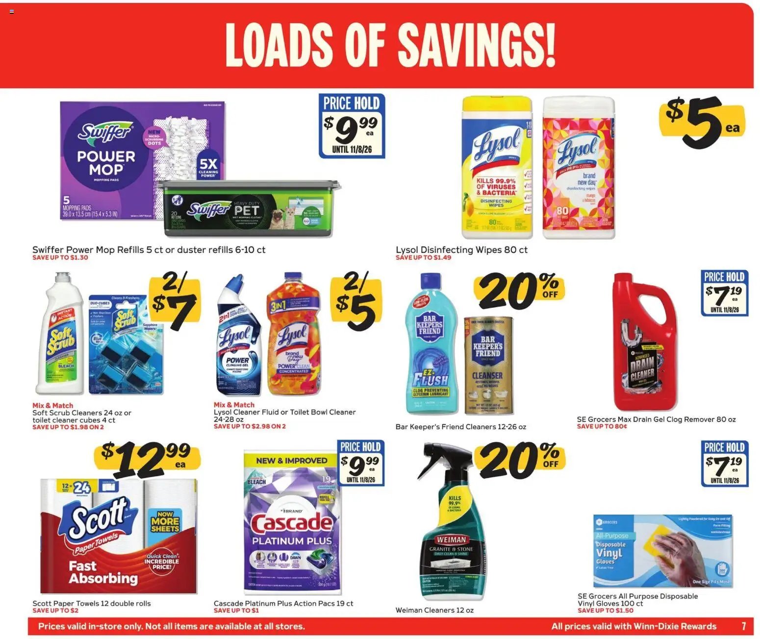 Winn Dixie In-Store Flyer - GA
