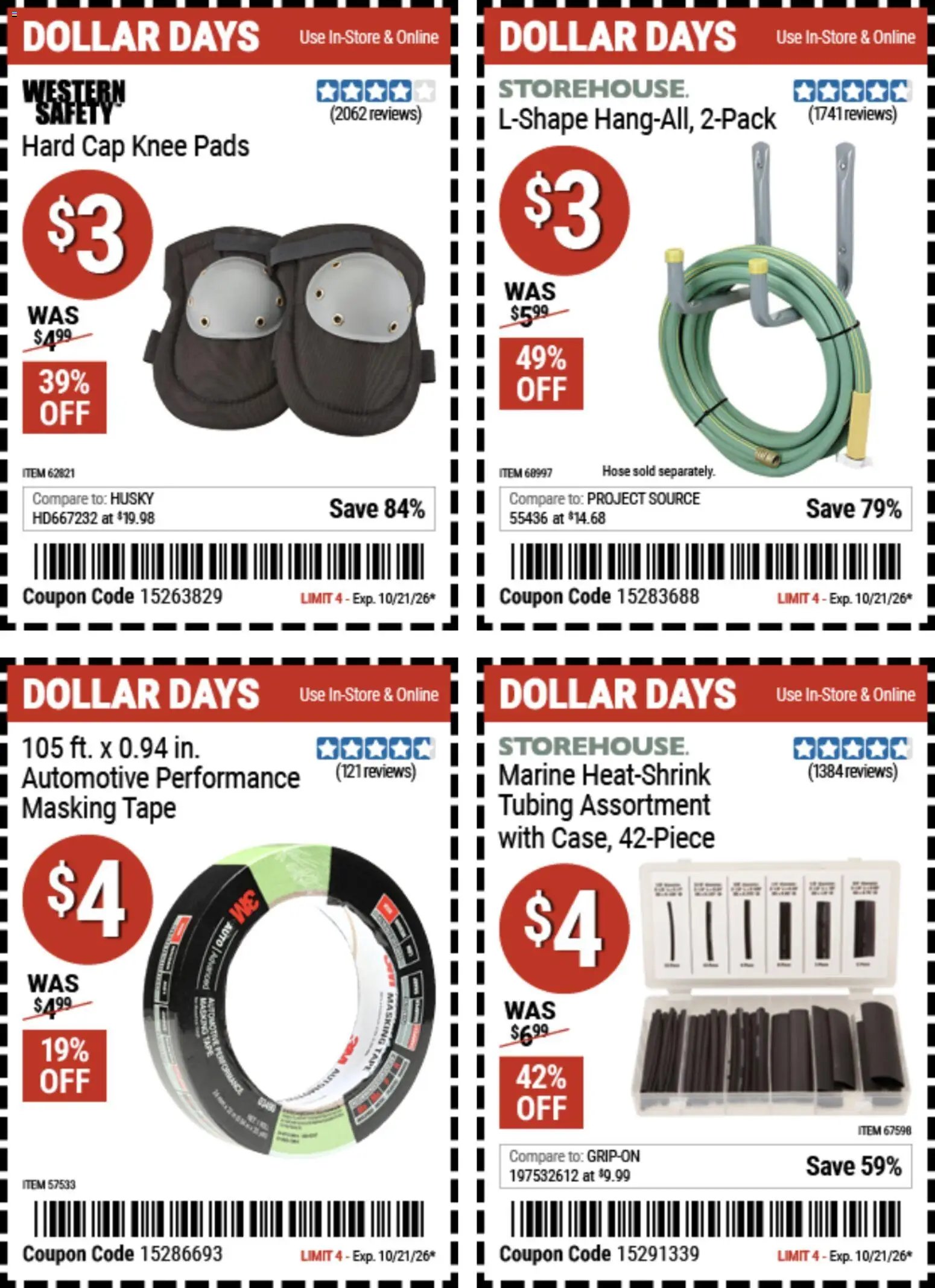 Harbor Freight Dollar Days