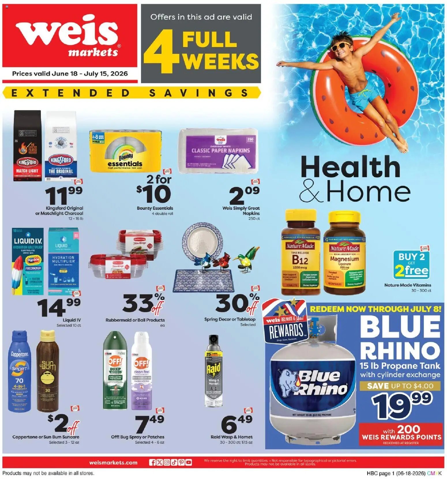 Weis Monthly Health & Home