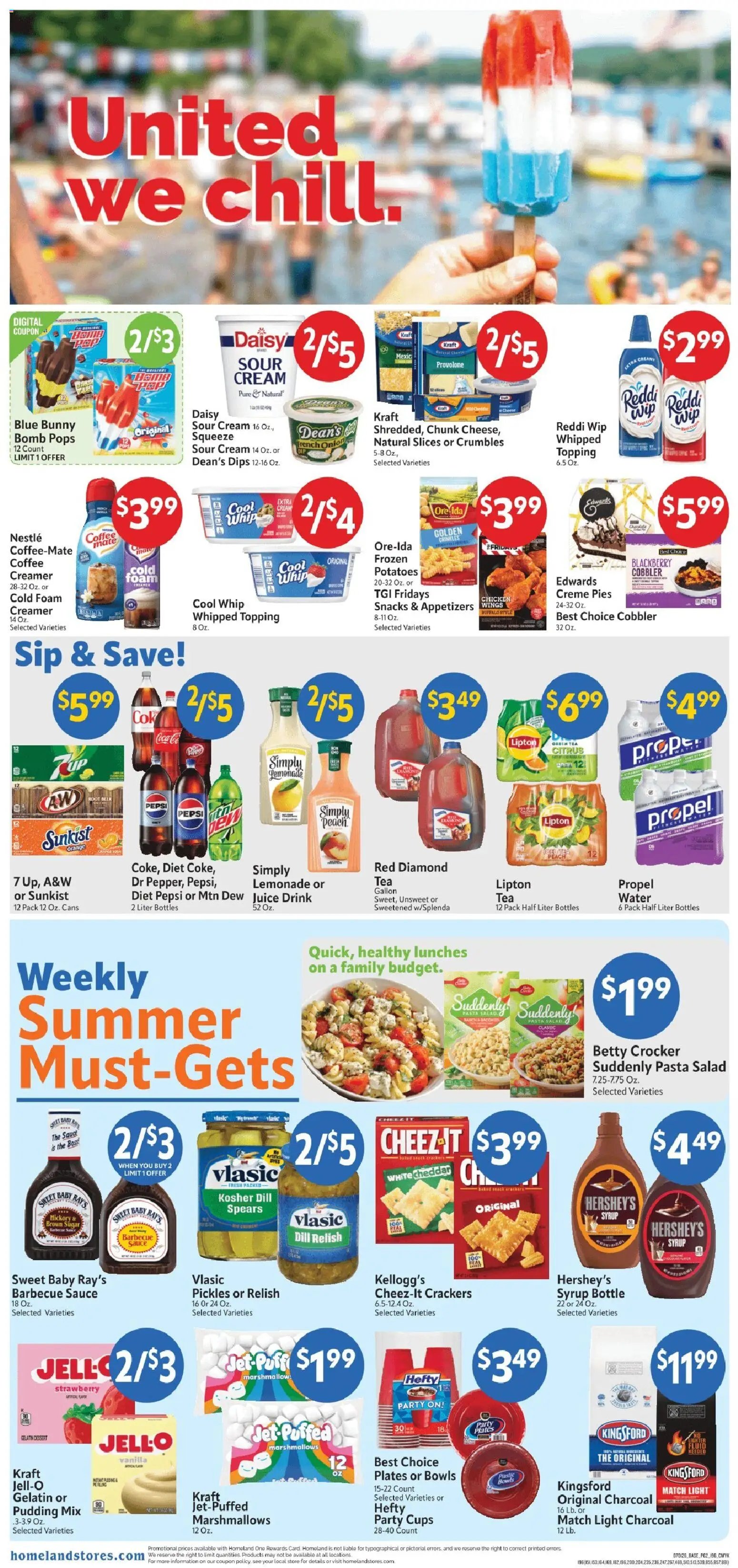 Homeland Weekly Ad