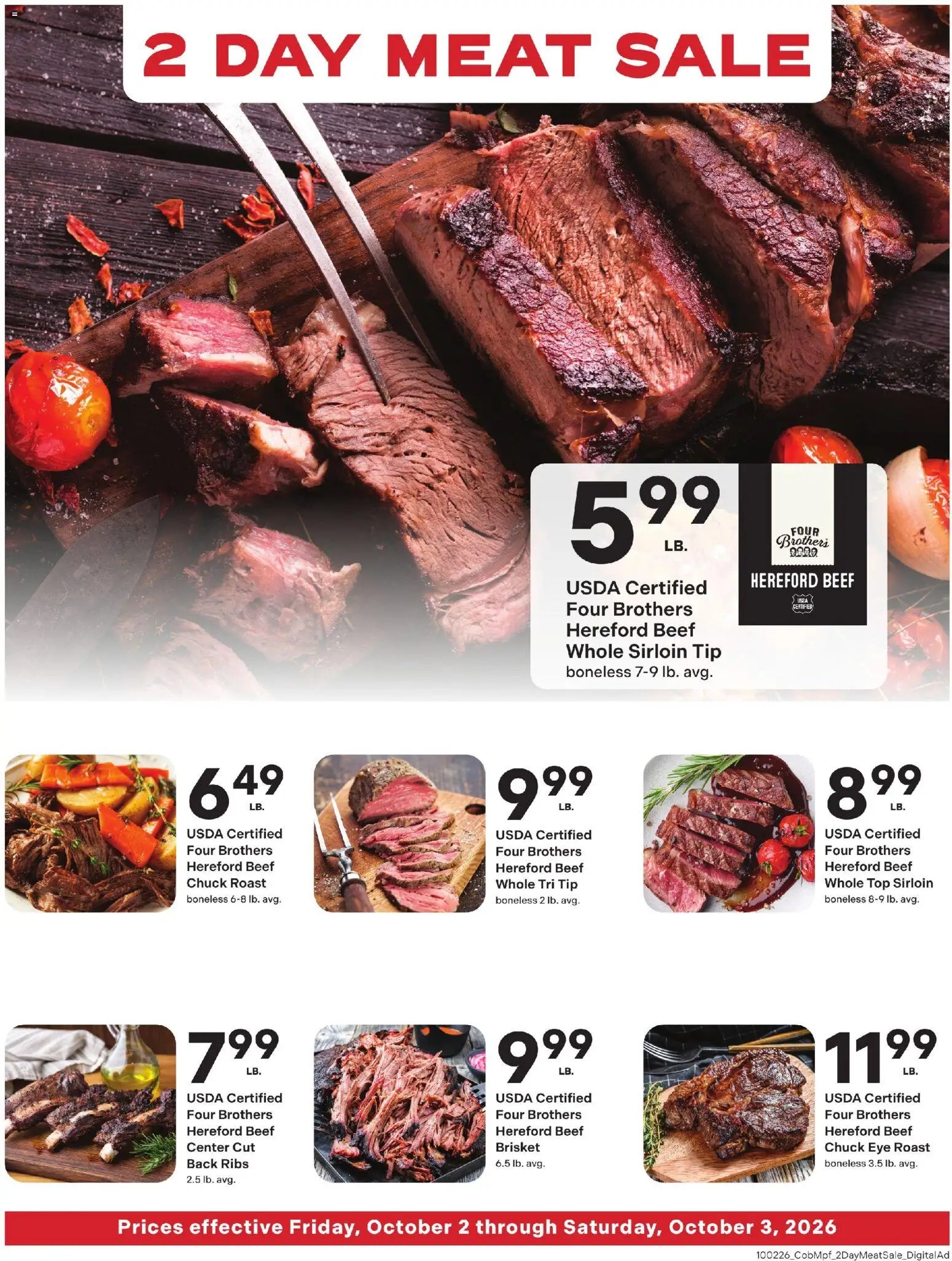 Coborn's Meat Sale