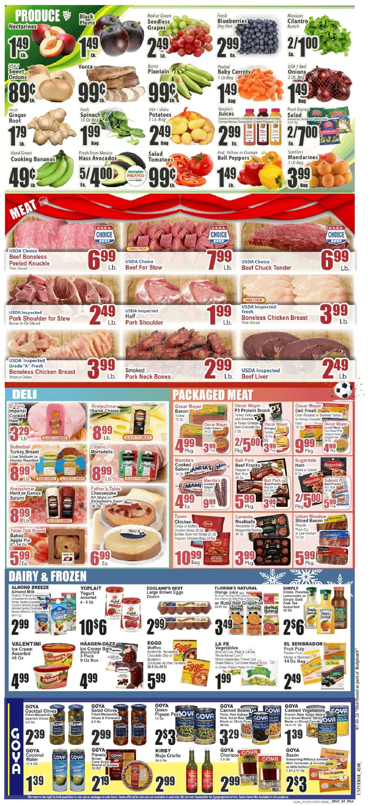 Food Universe Weekly Ad