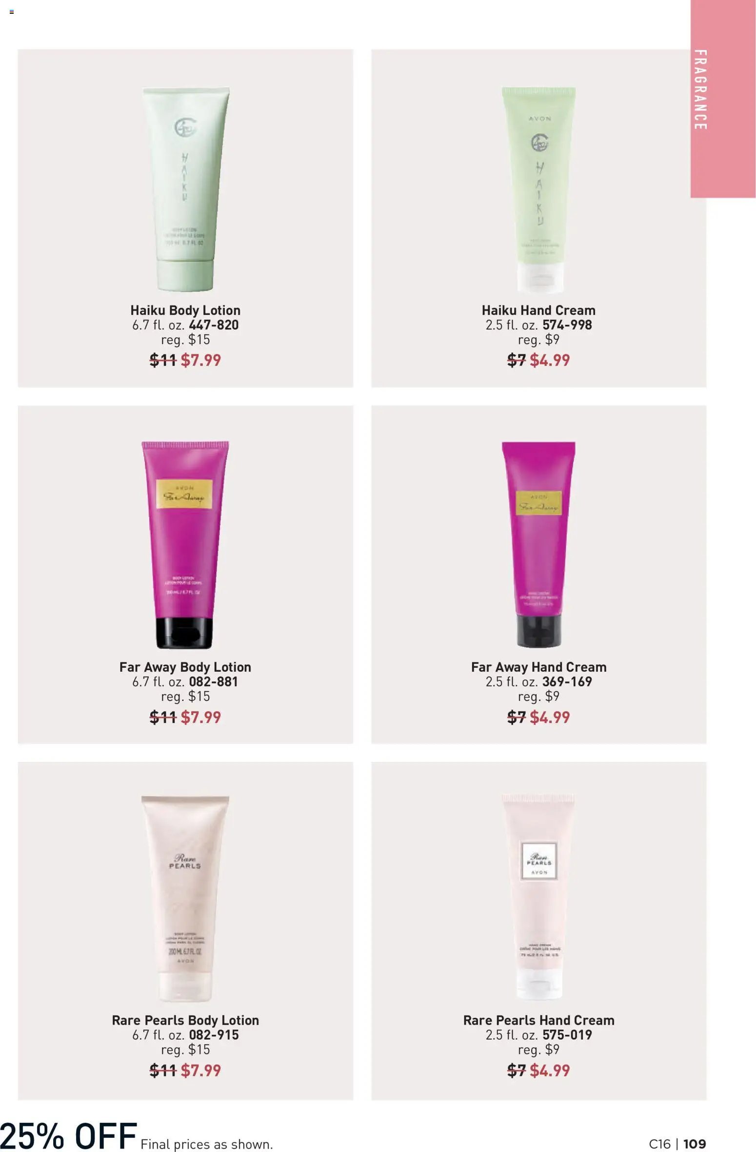 Avon Brochure
