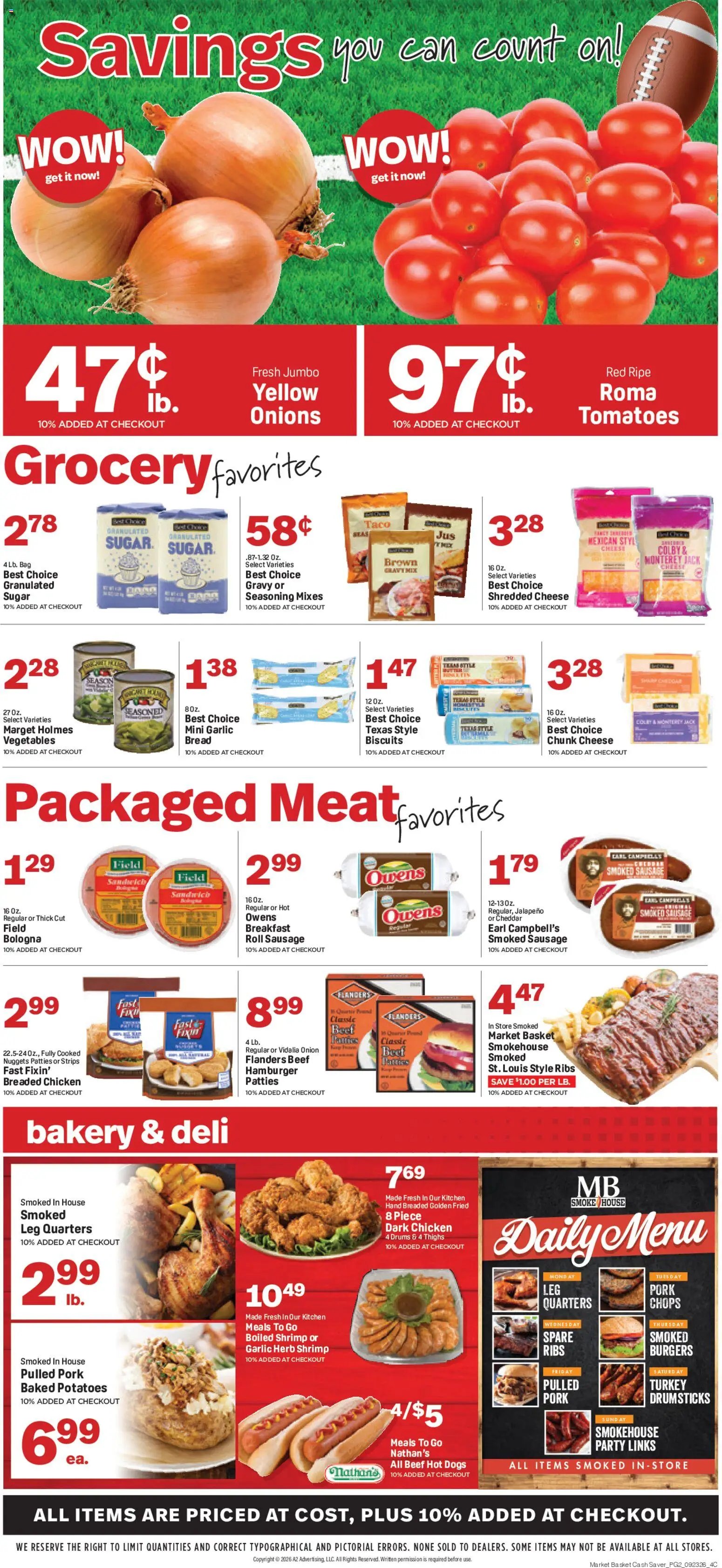Market Basket Cash Saver