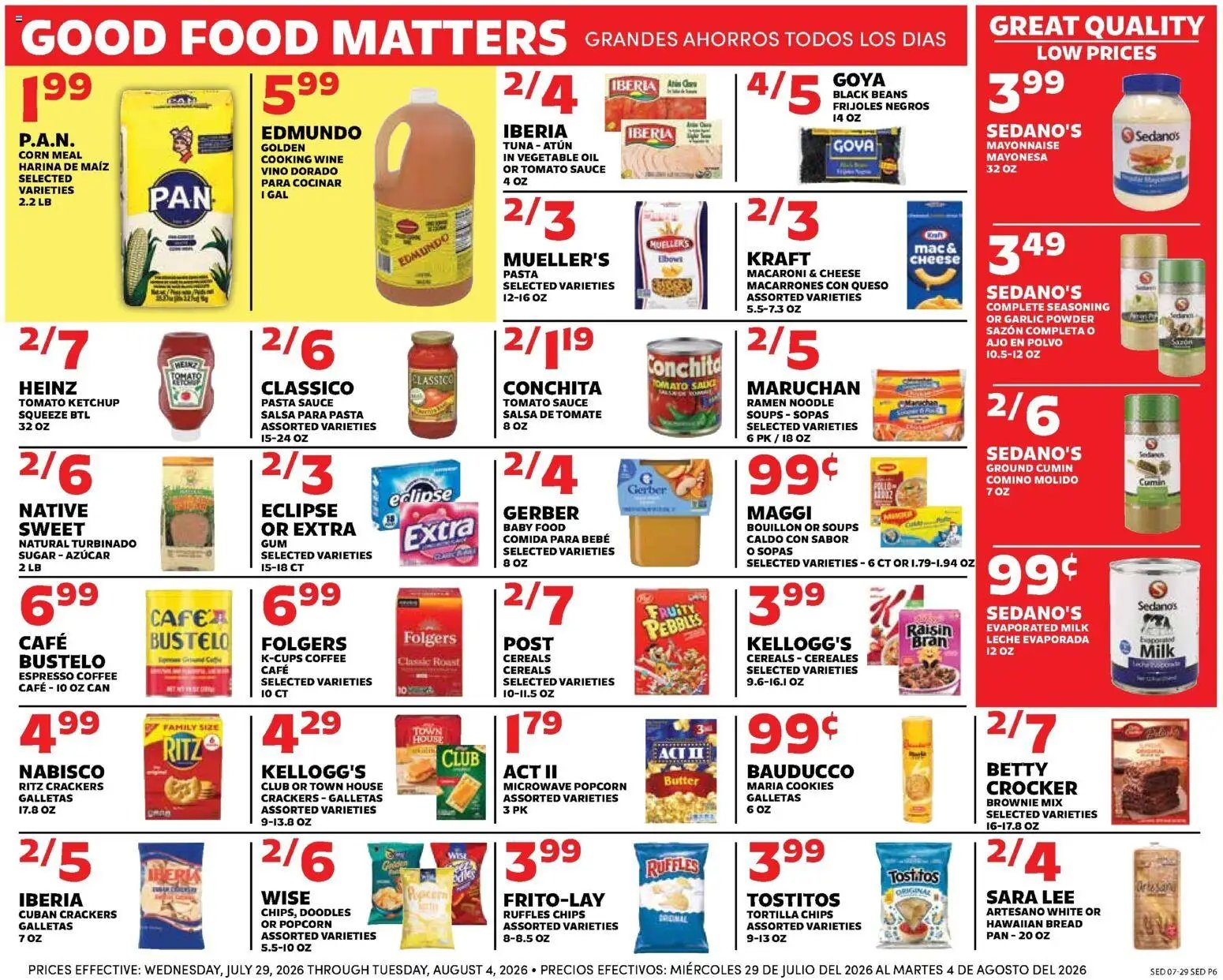 Sedano's Weekly Ad