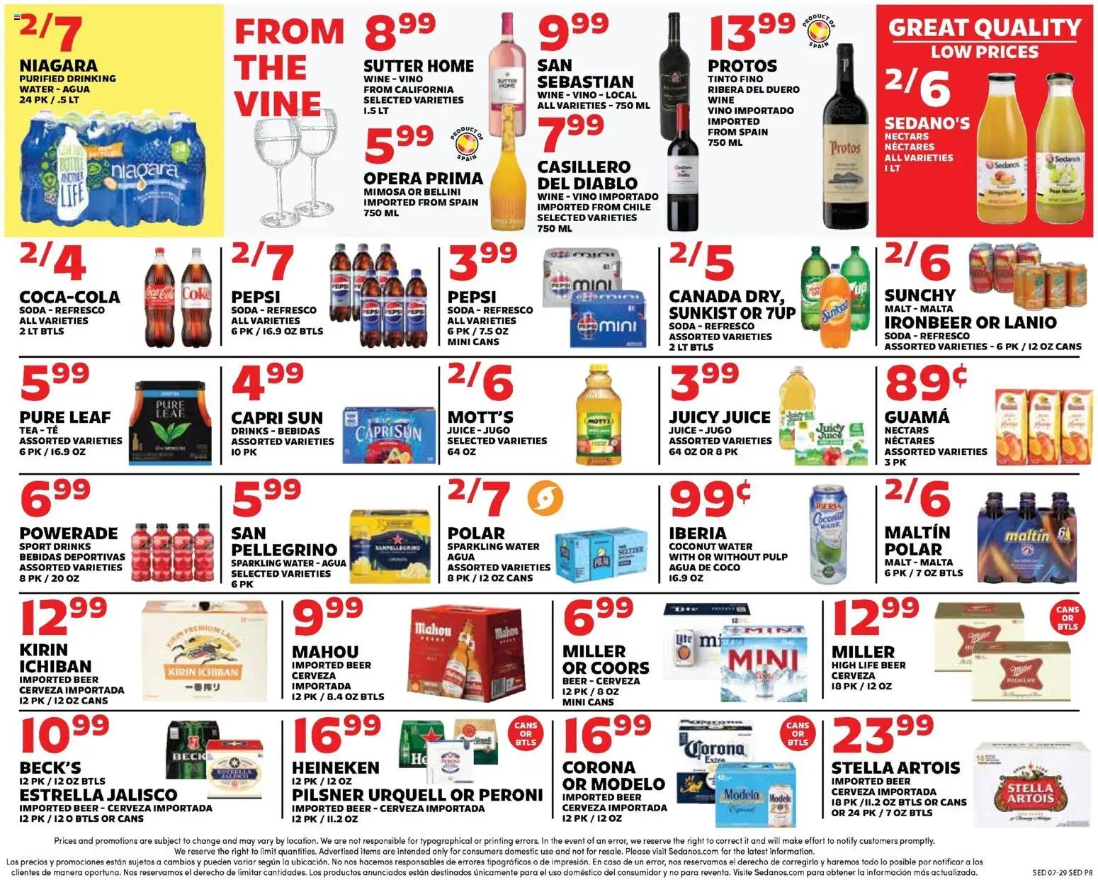 Sedano's Weekly Ad