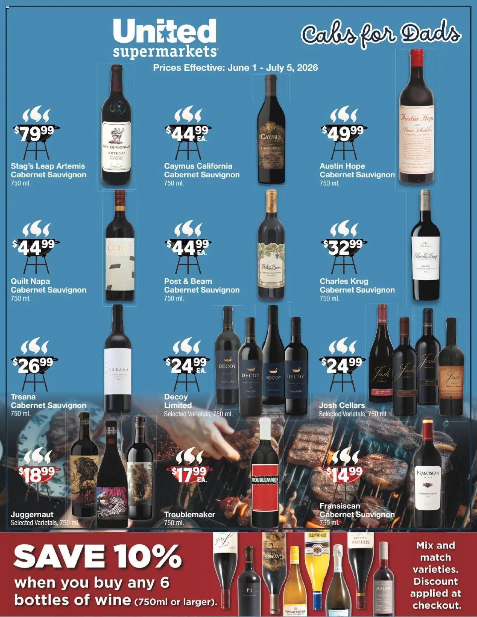 United Supermarkets June Alcohol Flyer