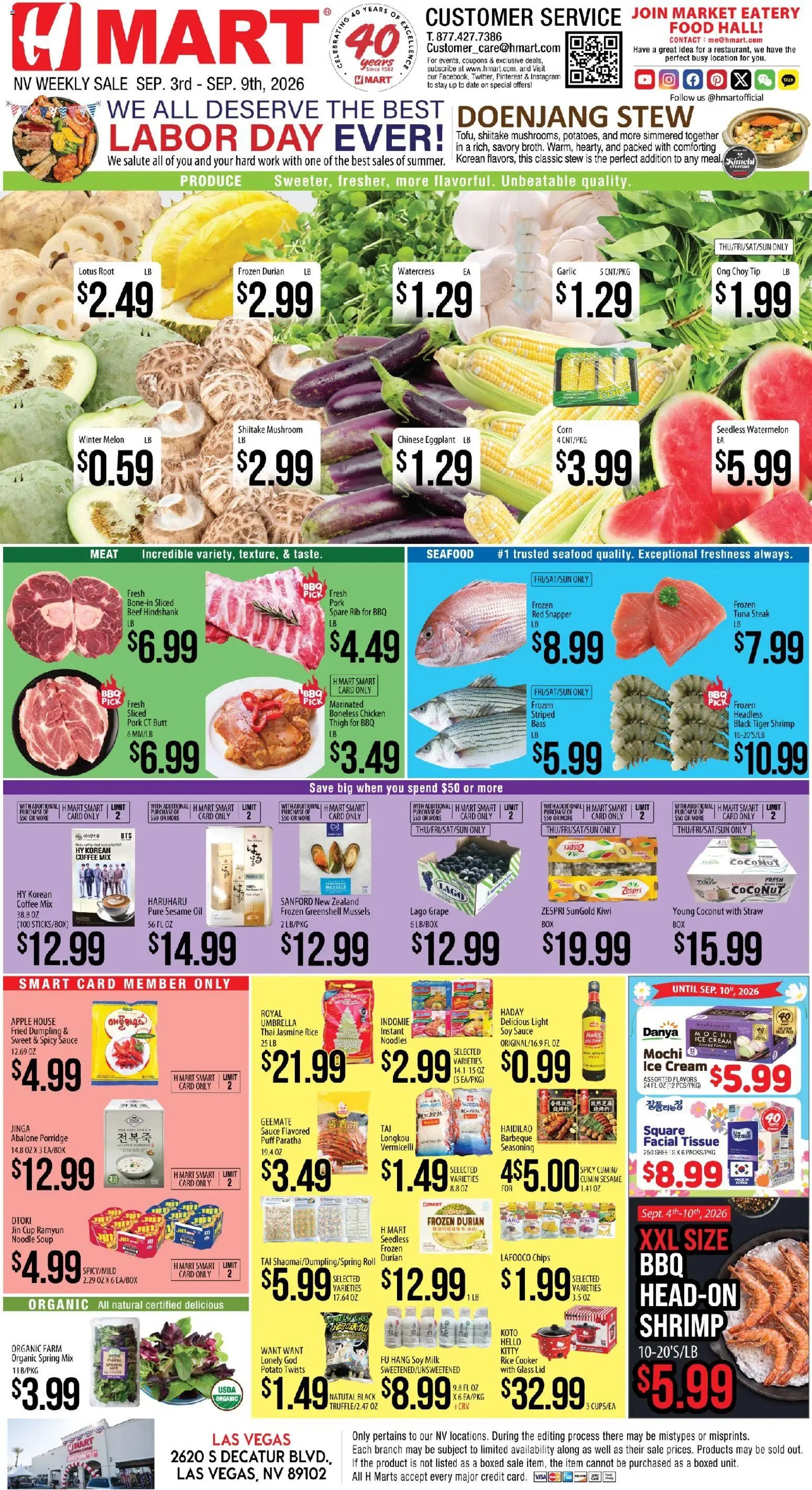 Hmart Weekly Ad - ENGLISH - NV