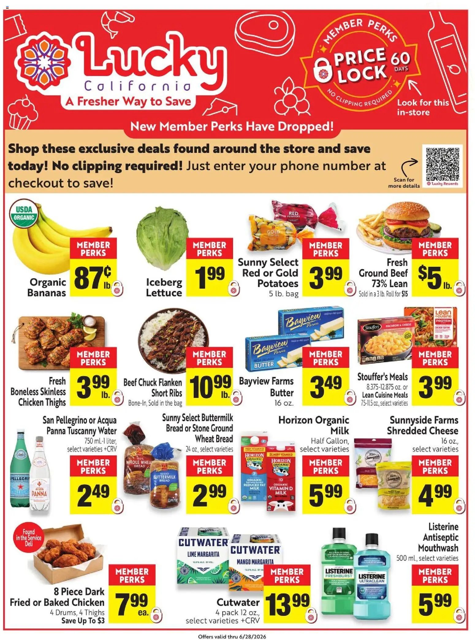 Lucky Supermarkets Ad