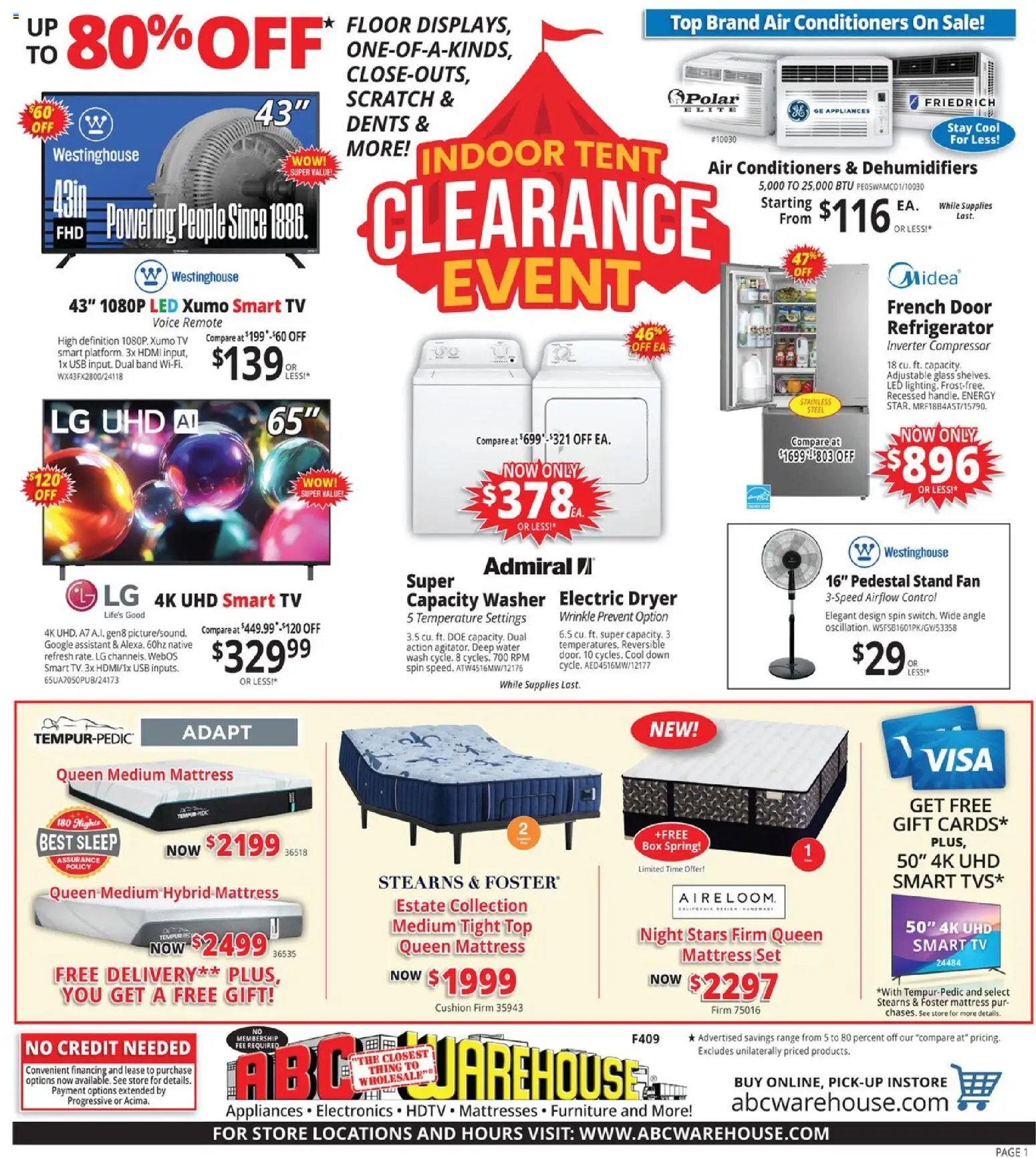 ABC Warehouse Weekly Ad