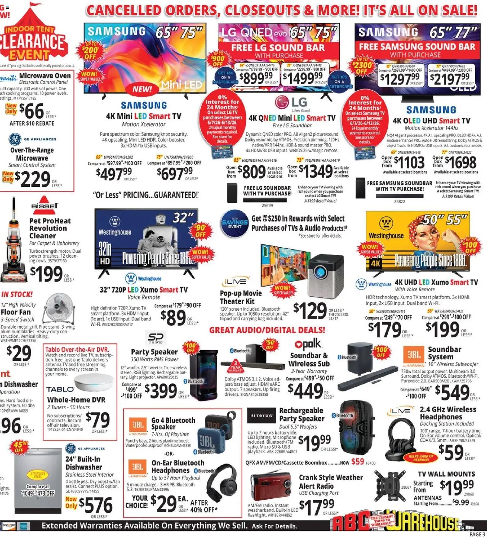 ABC Warehouse Weekly Ad