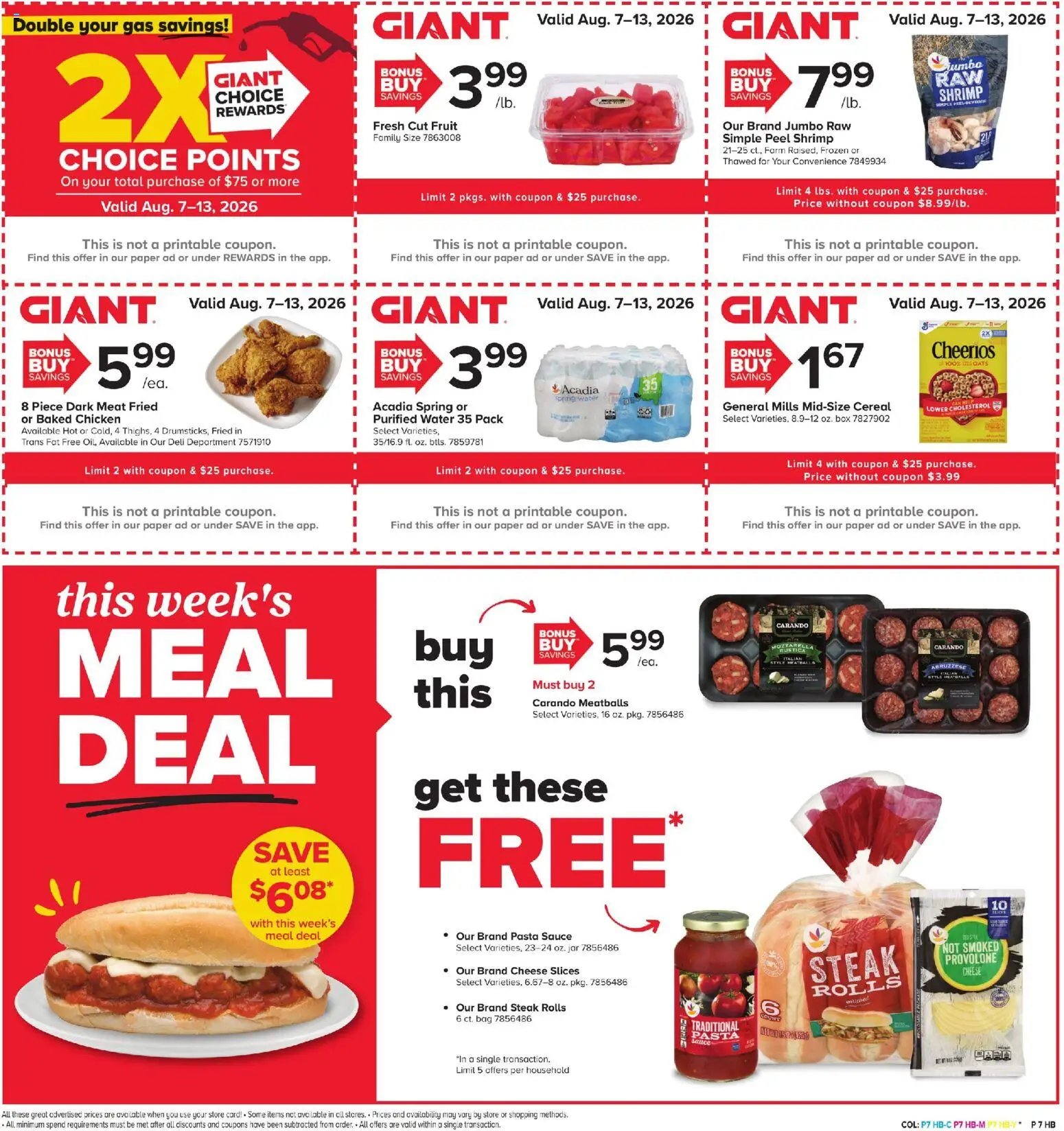 Giant Weekly Ad