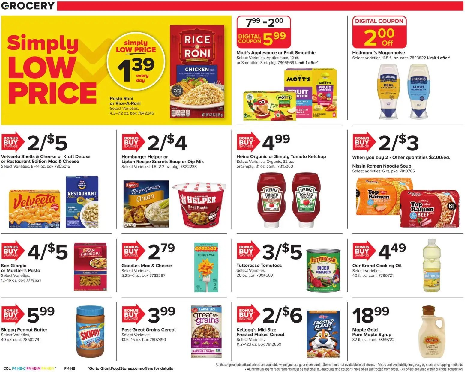 Giant Weekly Ad