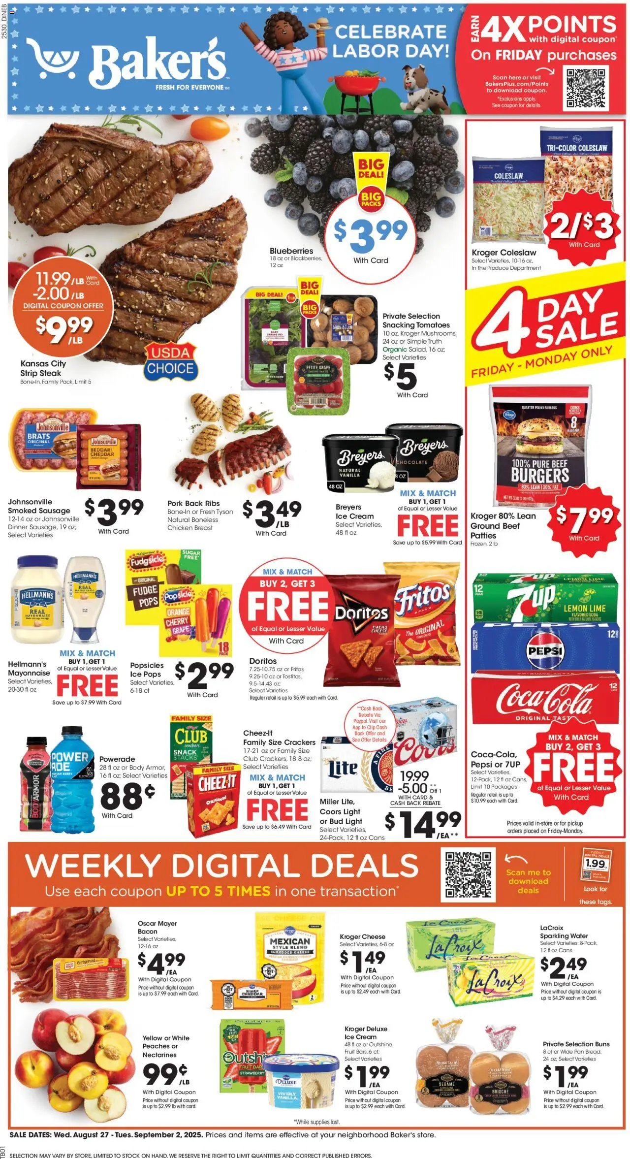 Baker's Weekly Ad - NE (2025-08-27 - 2025-09-02) | 1
