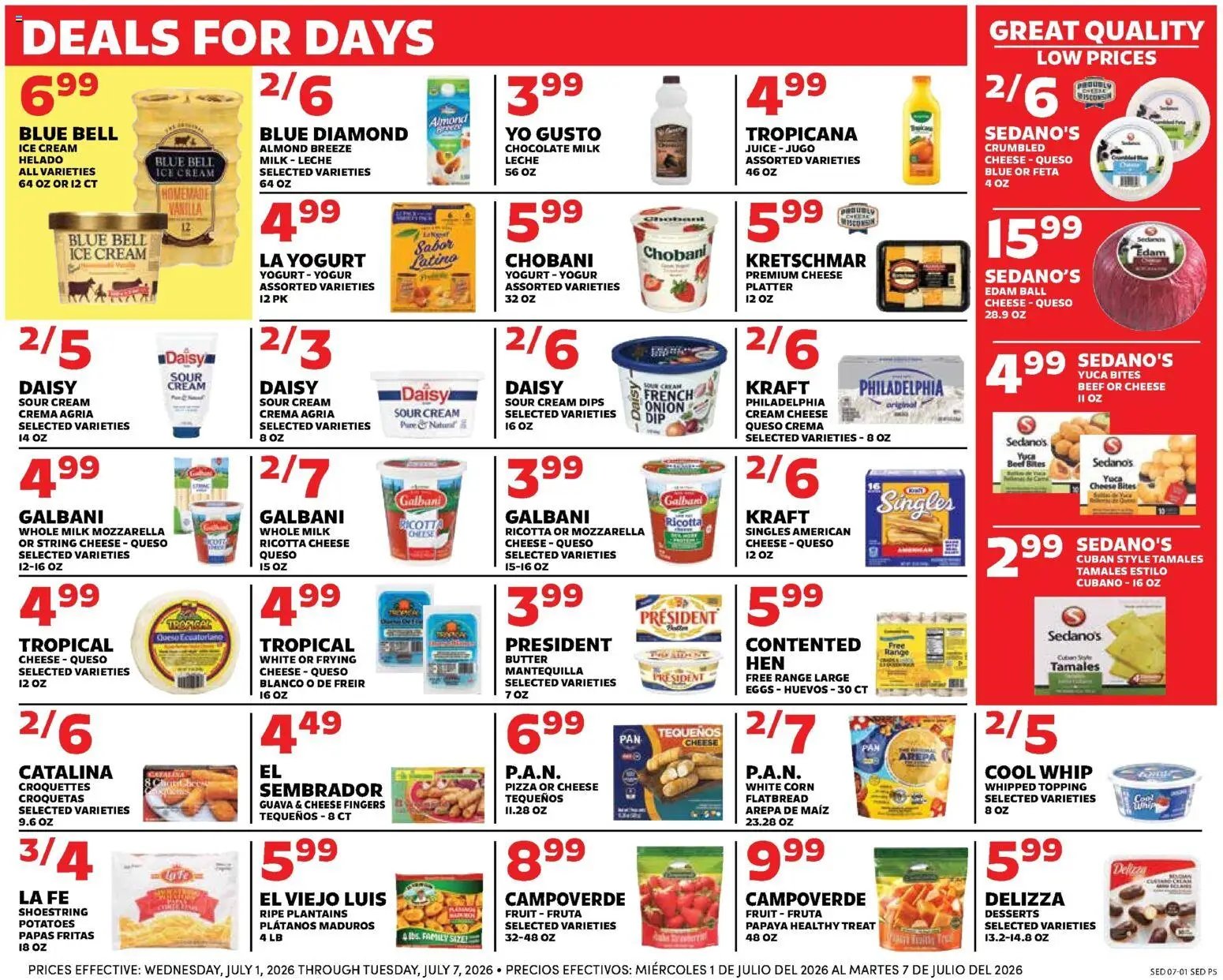 Sedano's Weekly Ad