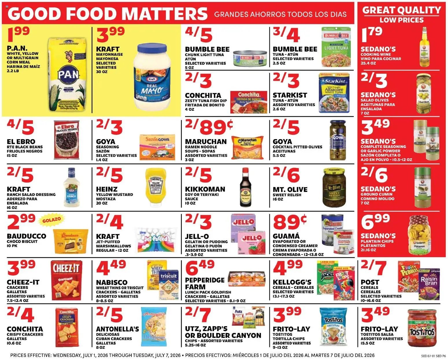 Sedano's Weekly Ad
