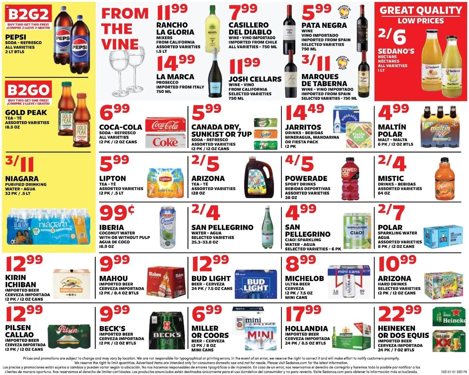Sedano's Weekly Ad
