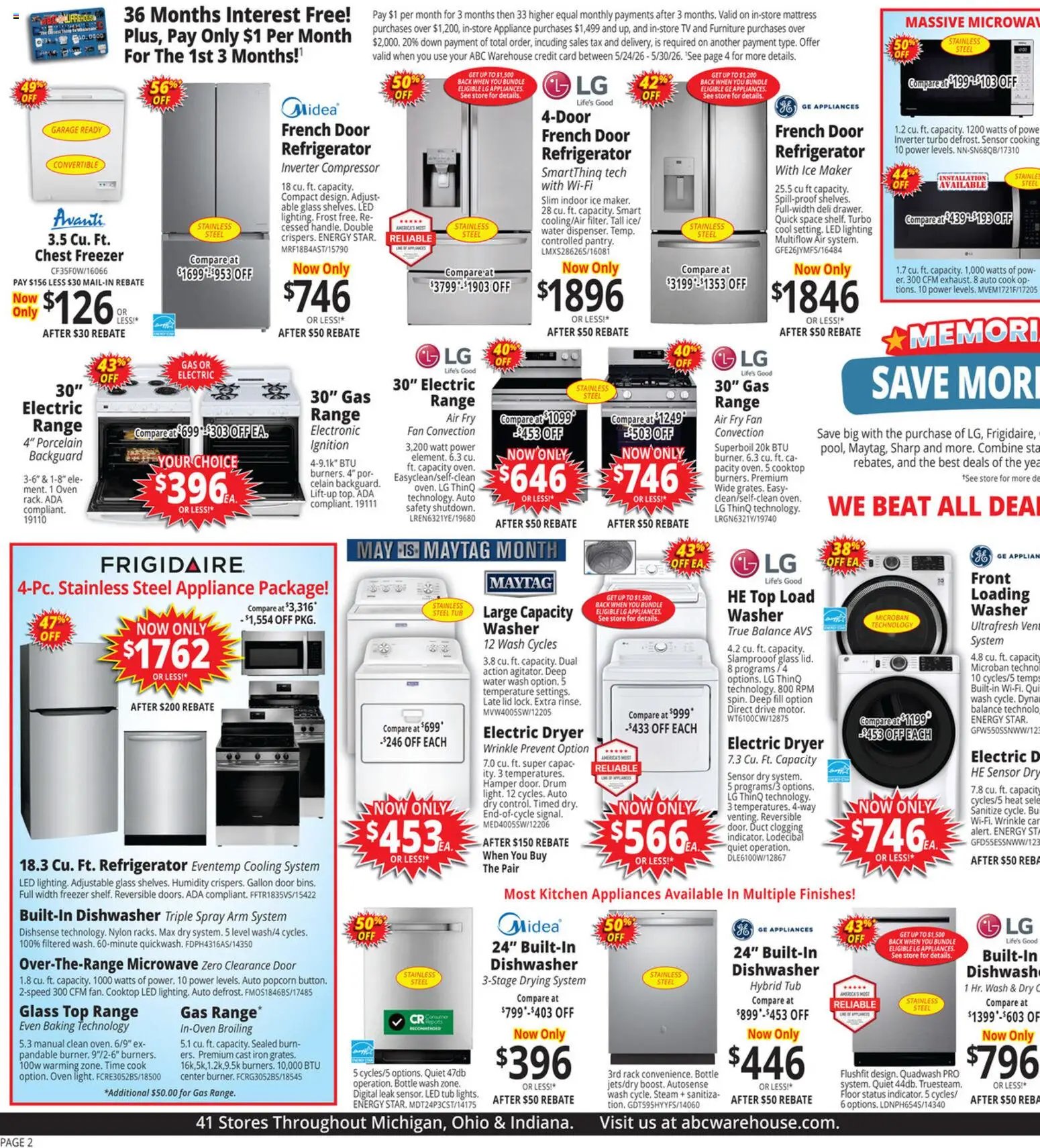 ABC Warehouse Weekly Ad