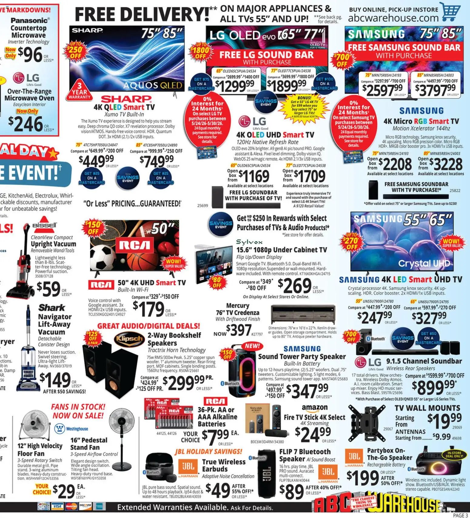 ABC Warehouse Weekly Ad