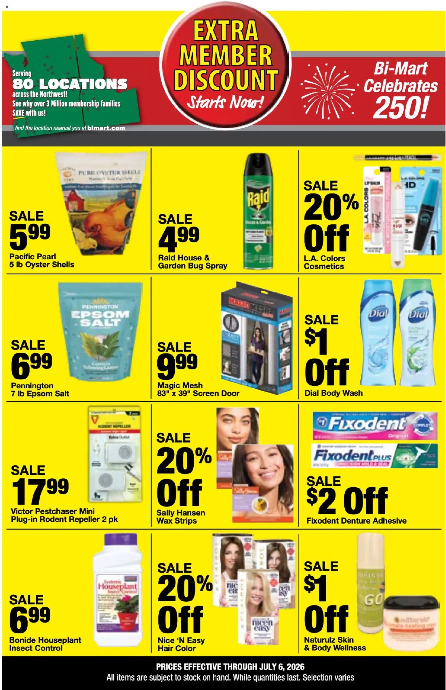 Bi-Mart Extra Member Discount