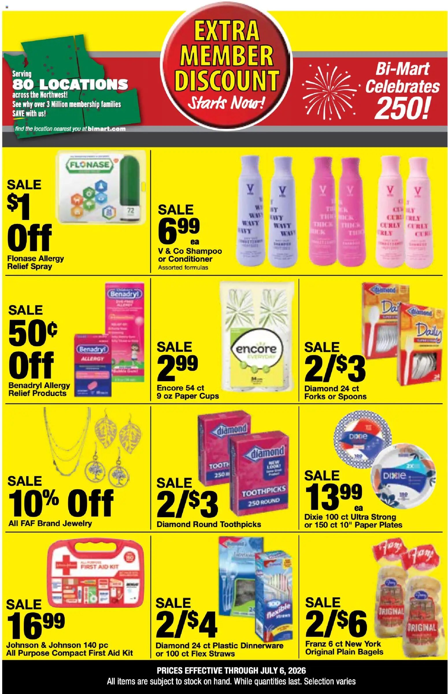 Bi-Mart Extra Member Discount