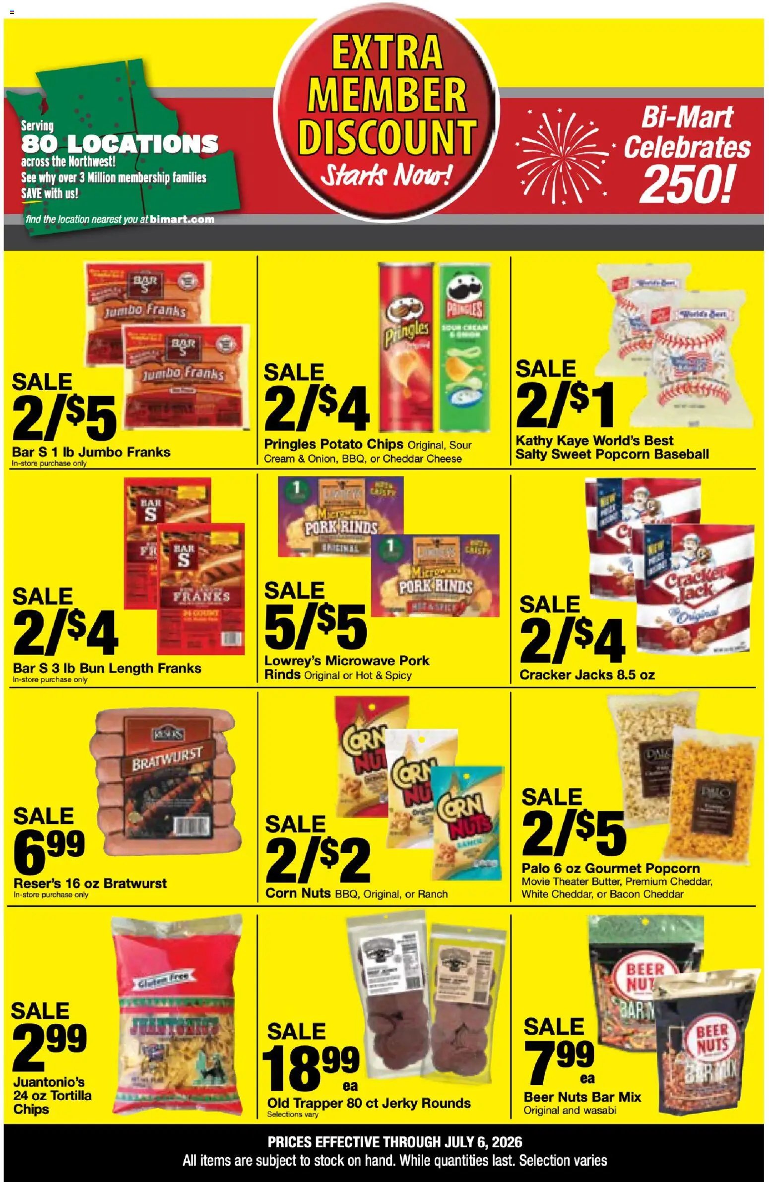 Bi-Mart Extra Member Discount
