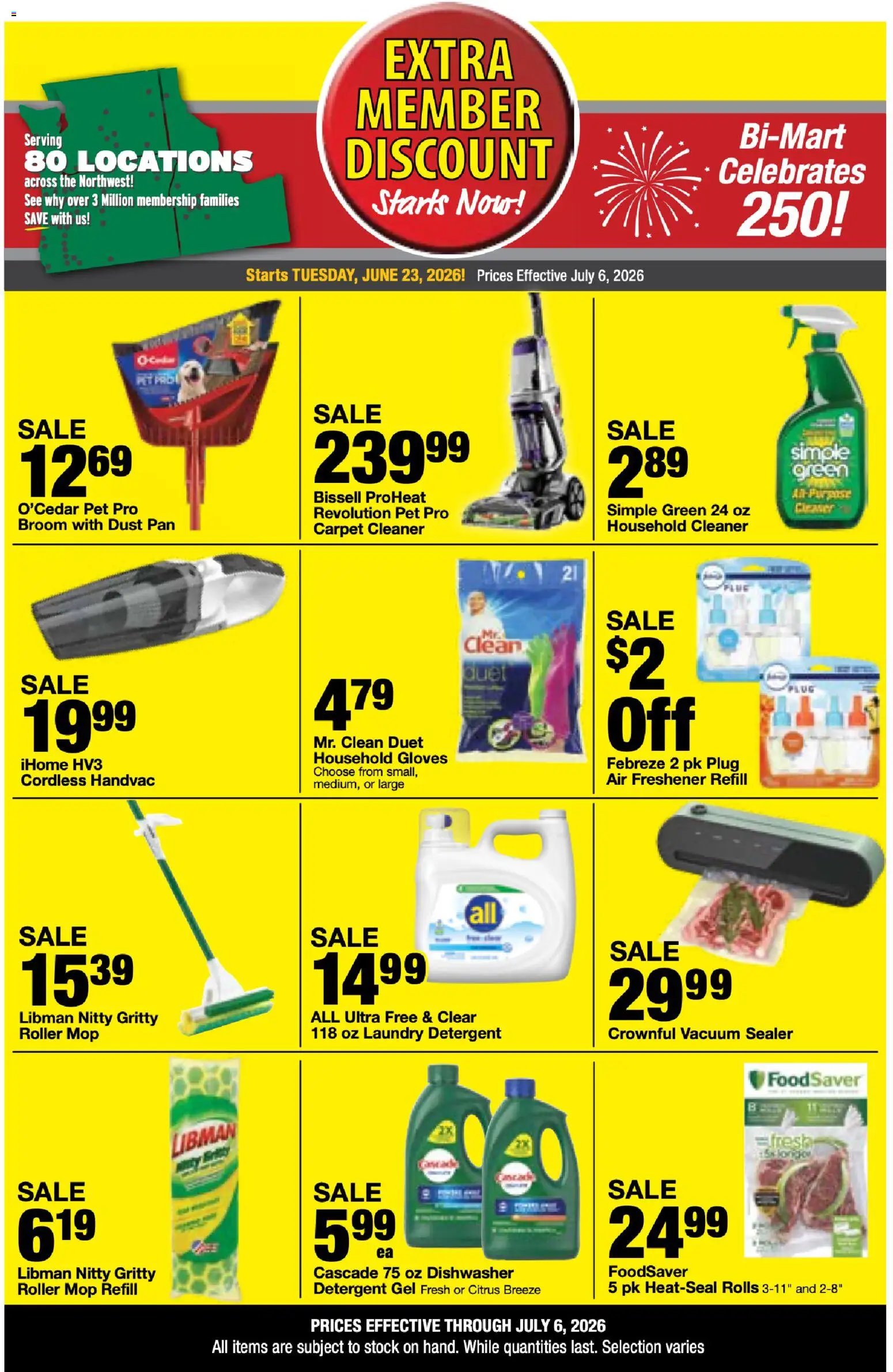Bi-Mart Extra Member Discount