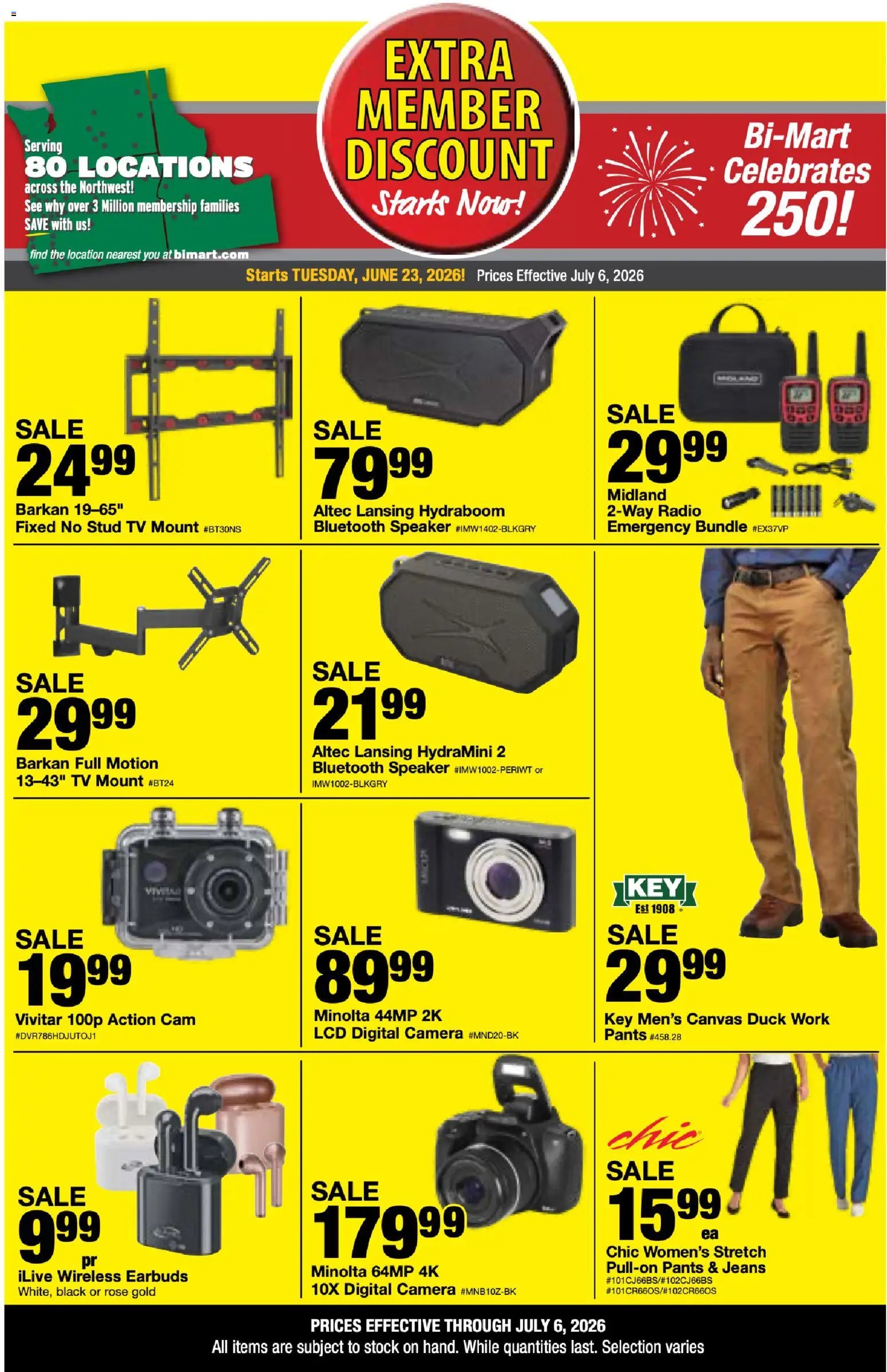 Bi-Mart Extra Member Discount