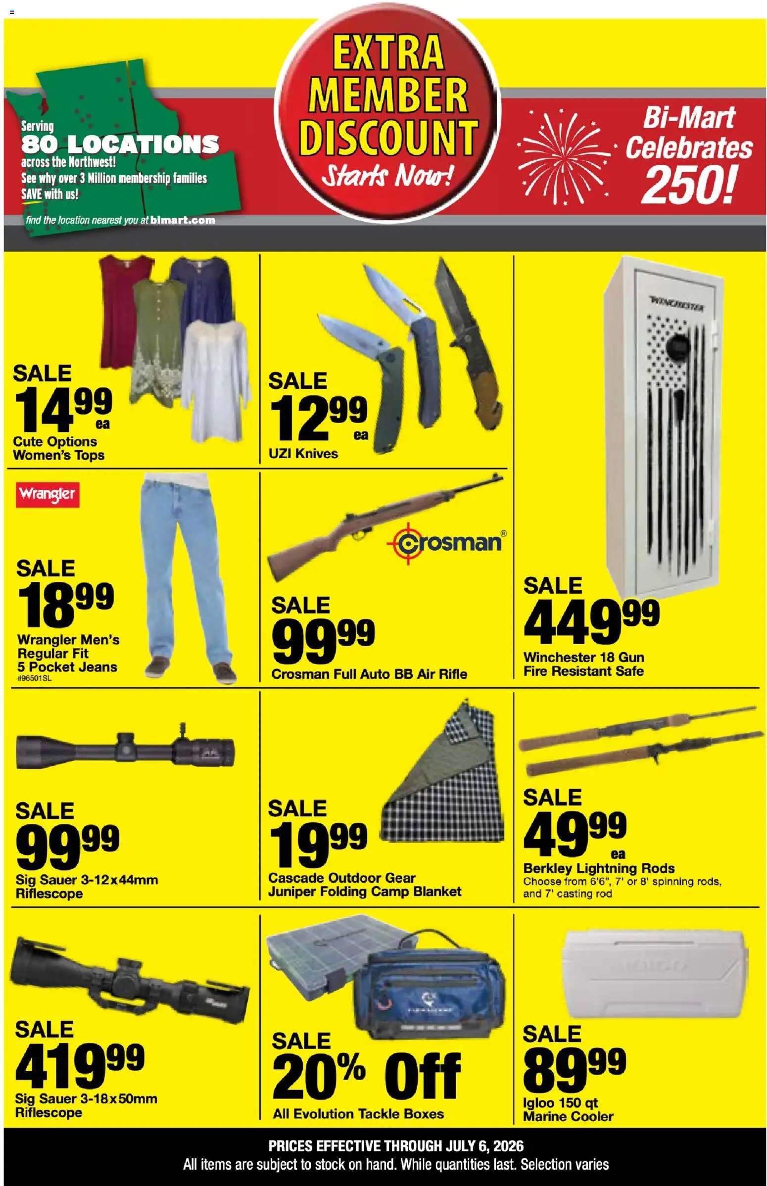 Bi-Mart Extra Member Discount