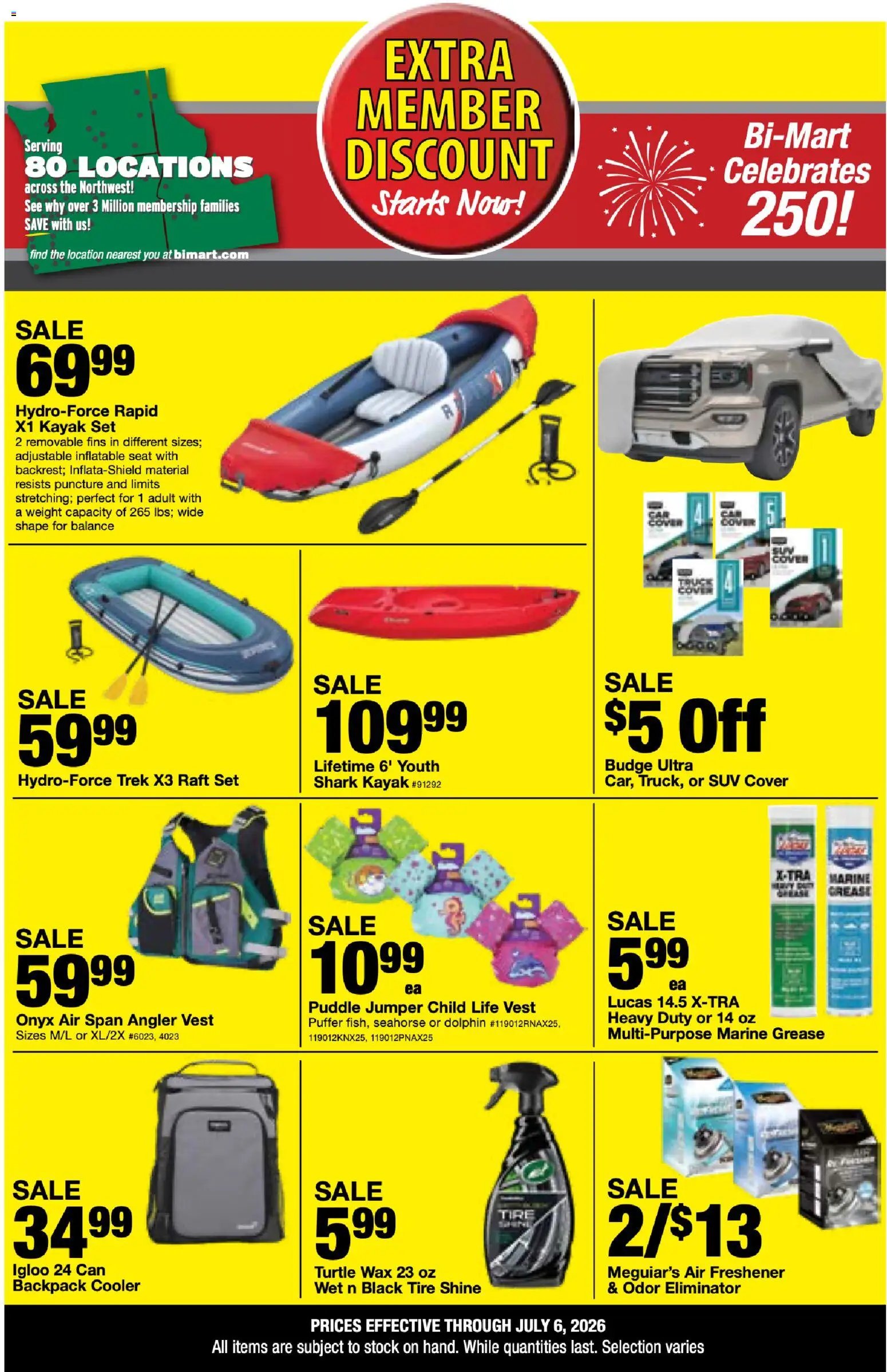 Bi-Mart Extra Member Discount