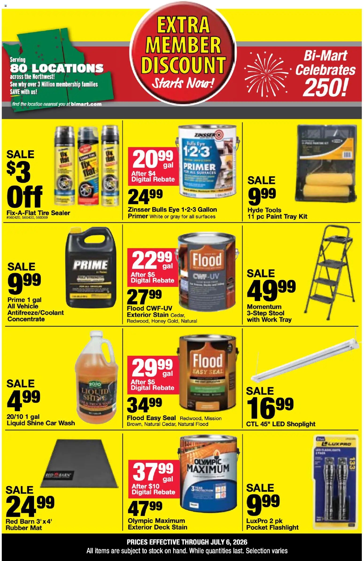 Bi-Mart Extra Member Discount