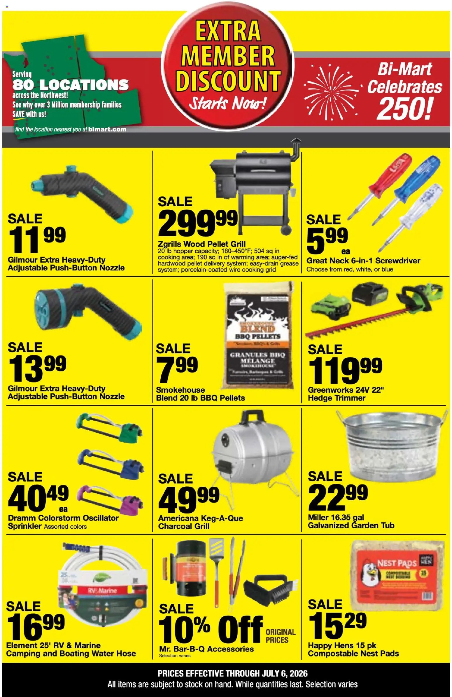 Bi-Mart Extra Member Discount