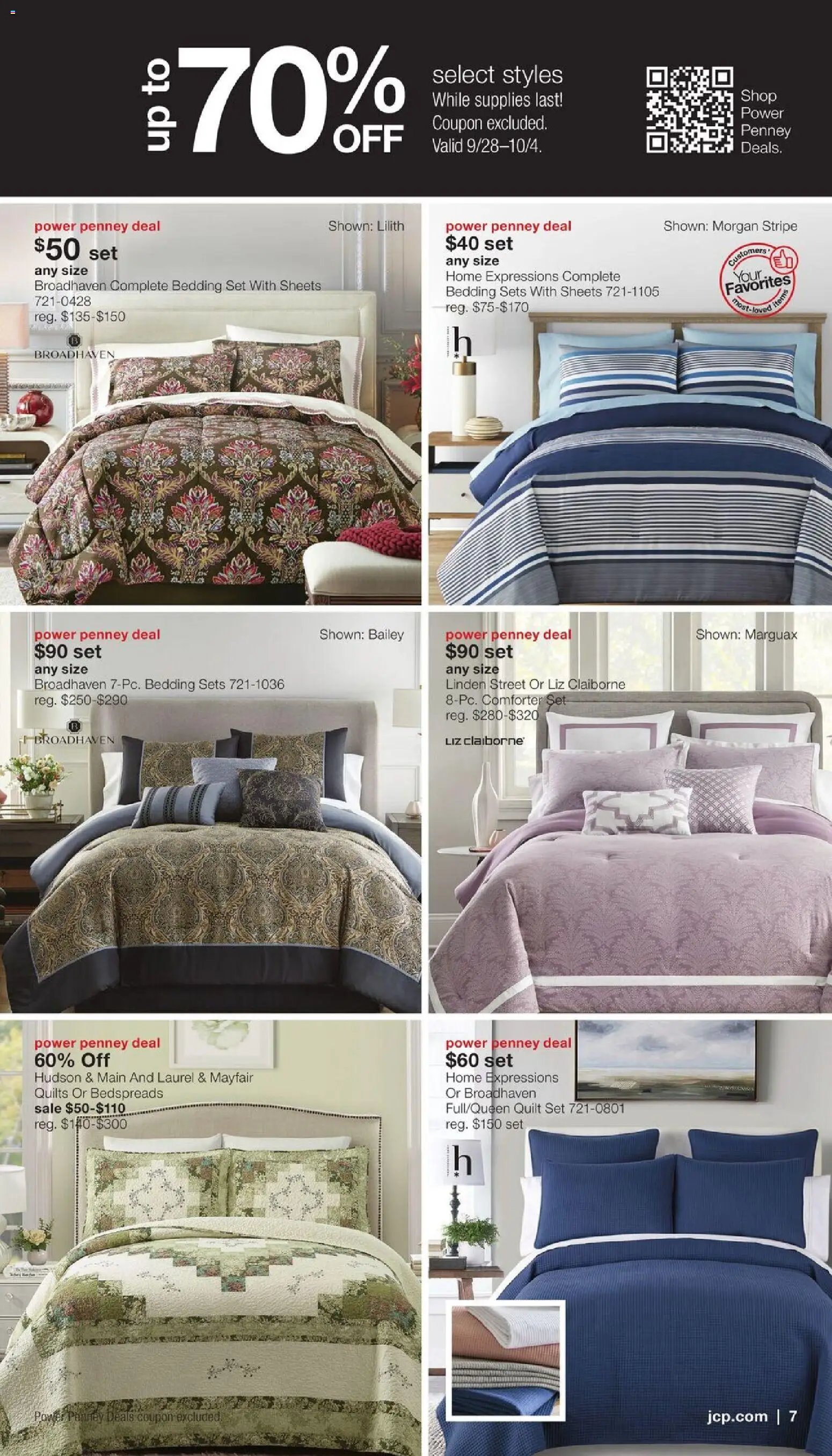 JCPenney Semi-Annual Home Sale