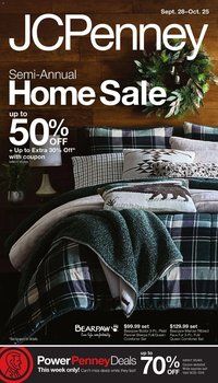 JCPenney Semi-Annual Home Sale