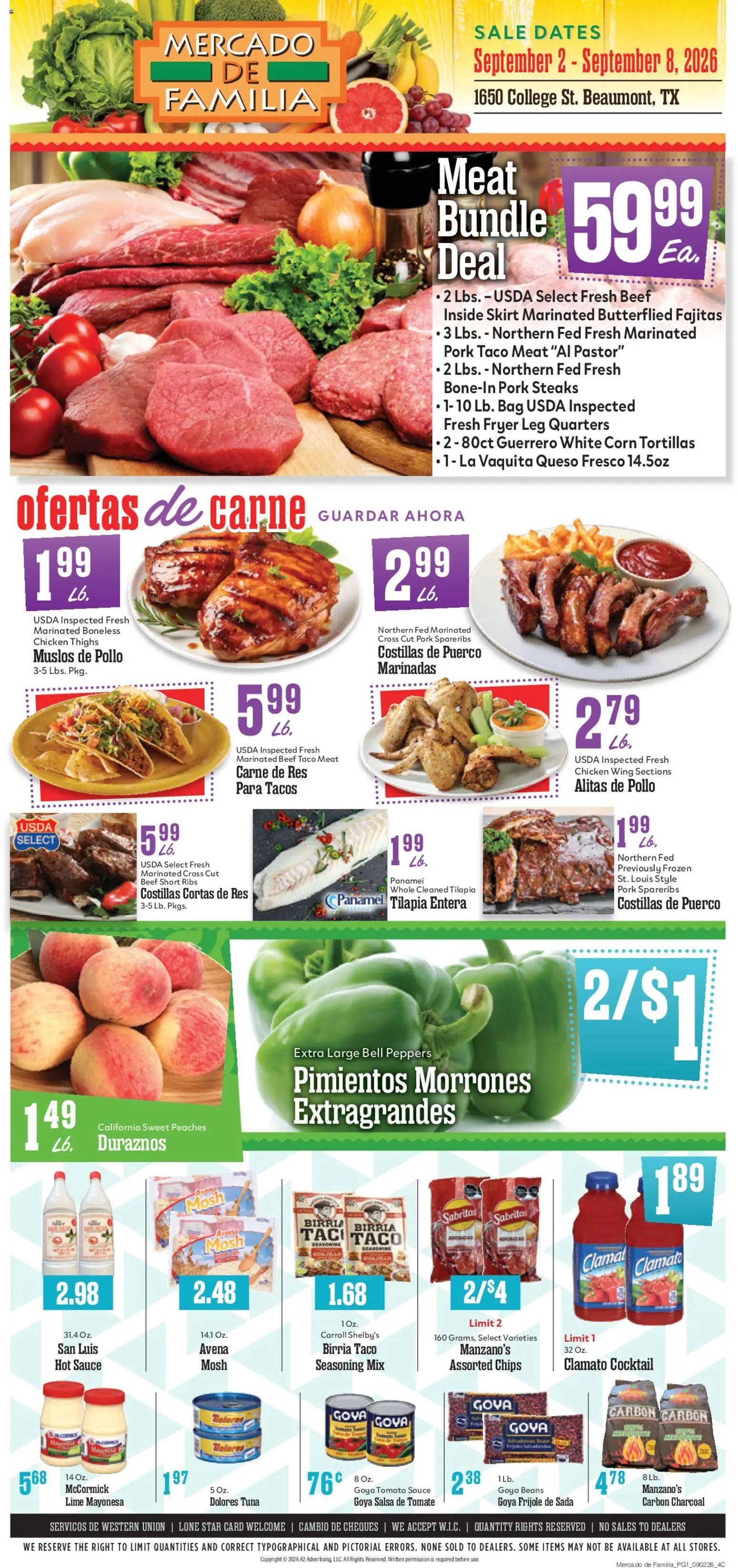 Market Basket Mercado de Familia Weekly Ad